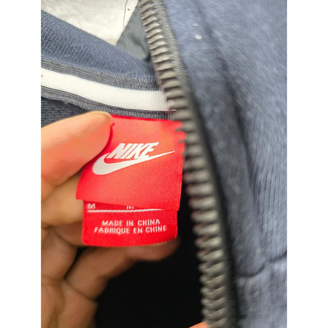 나이키 후드 집업 네이비 M 상품이미지2