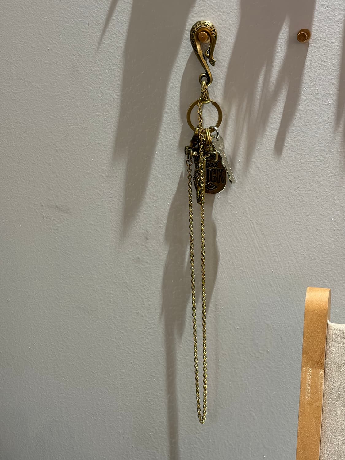 LUCK 크로스 체인 키링 / 감성 빈티지 키링 상품이미지7