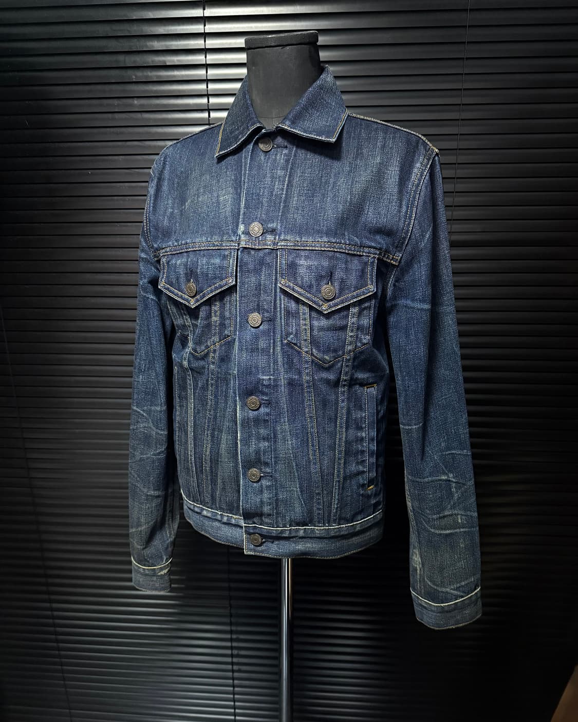 데님앤서플라이 폴로 랄프로렌 워싱 데님 청 자켓 트러커 워크 XS 카모 상품이미지2