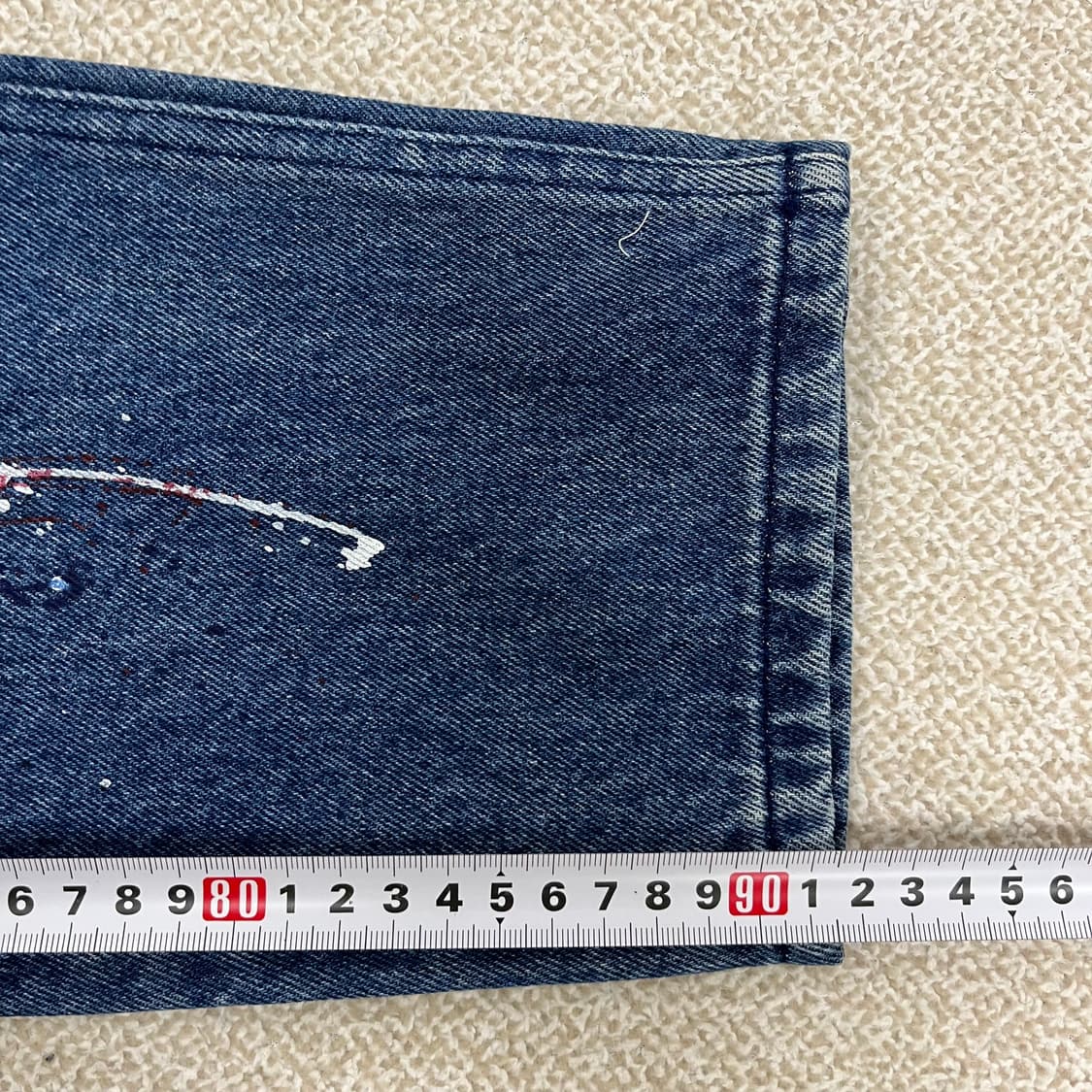 30 타미힐피거 페인팅 데님 청바지 0129M2 상품이미지8