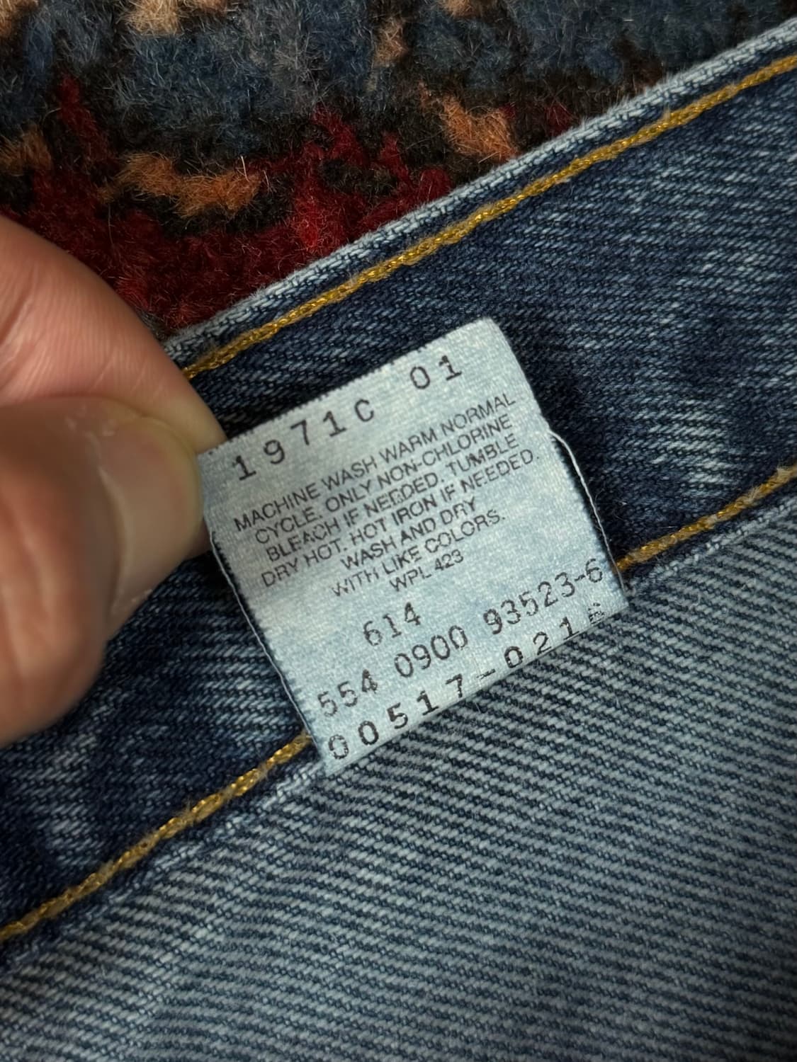 90's 빈티지 리바이스 517 부츠컷 플레어진 상품이미지10