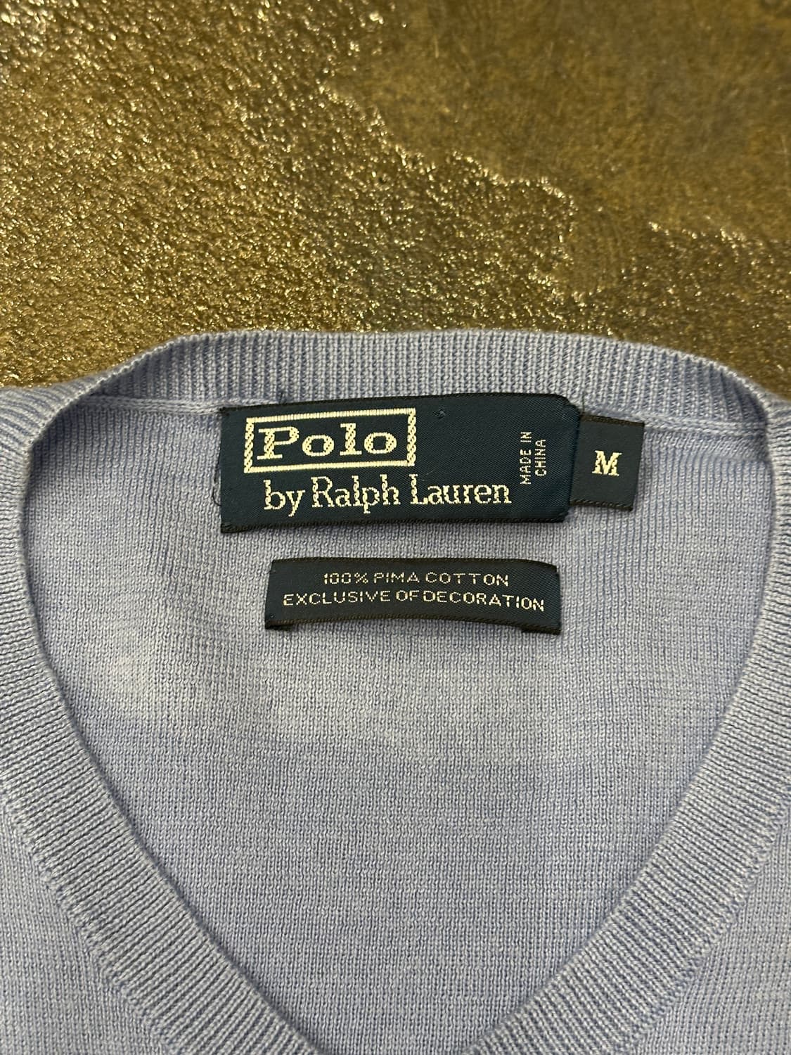 폴로 랄프로렌 브이넥 니트 M 상품이미지3