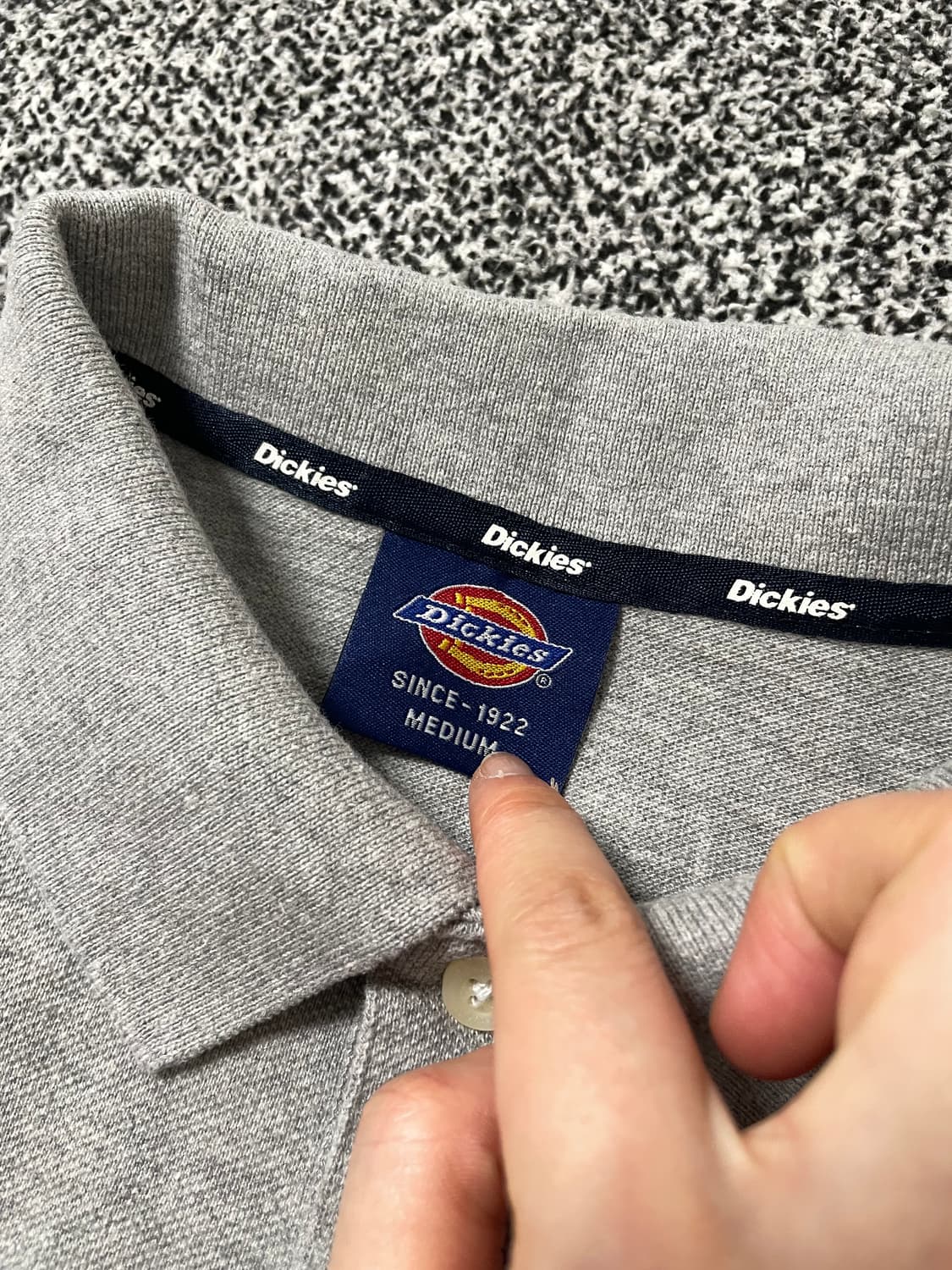 빈티지9. 디키즈 반팔 카라 폴로 셔츠 반팔 티셔츠 반소매 그레이 상품이미지3