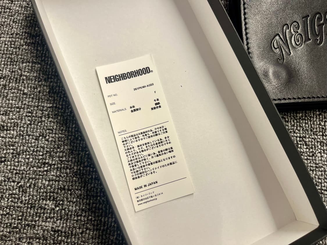 NEIGHBORHOOD 네이버후드 블랙 체인지갑  상품이미지4