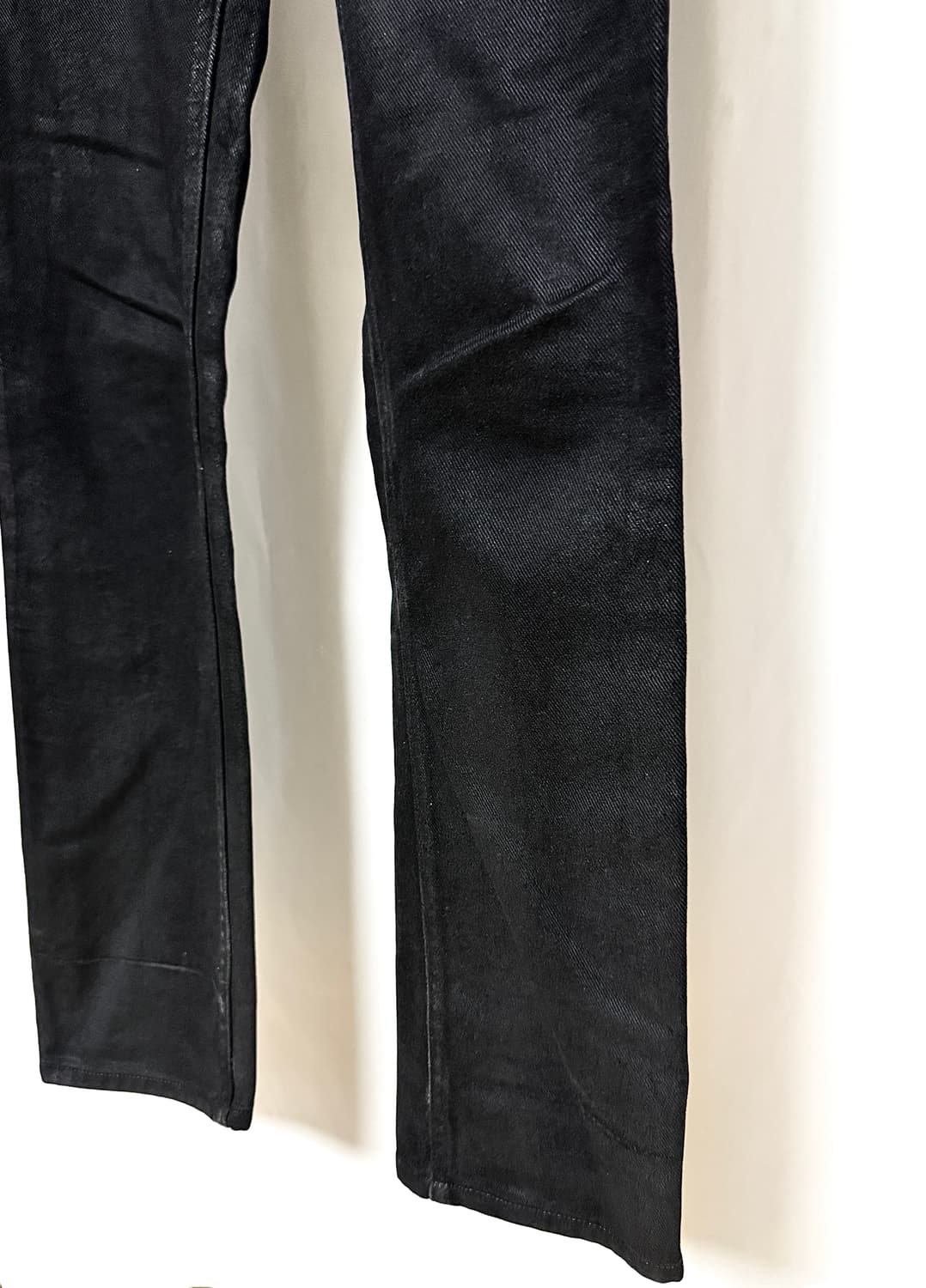 Helmut Lang 1997s Black Wax Coated Denim 상품이미지3