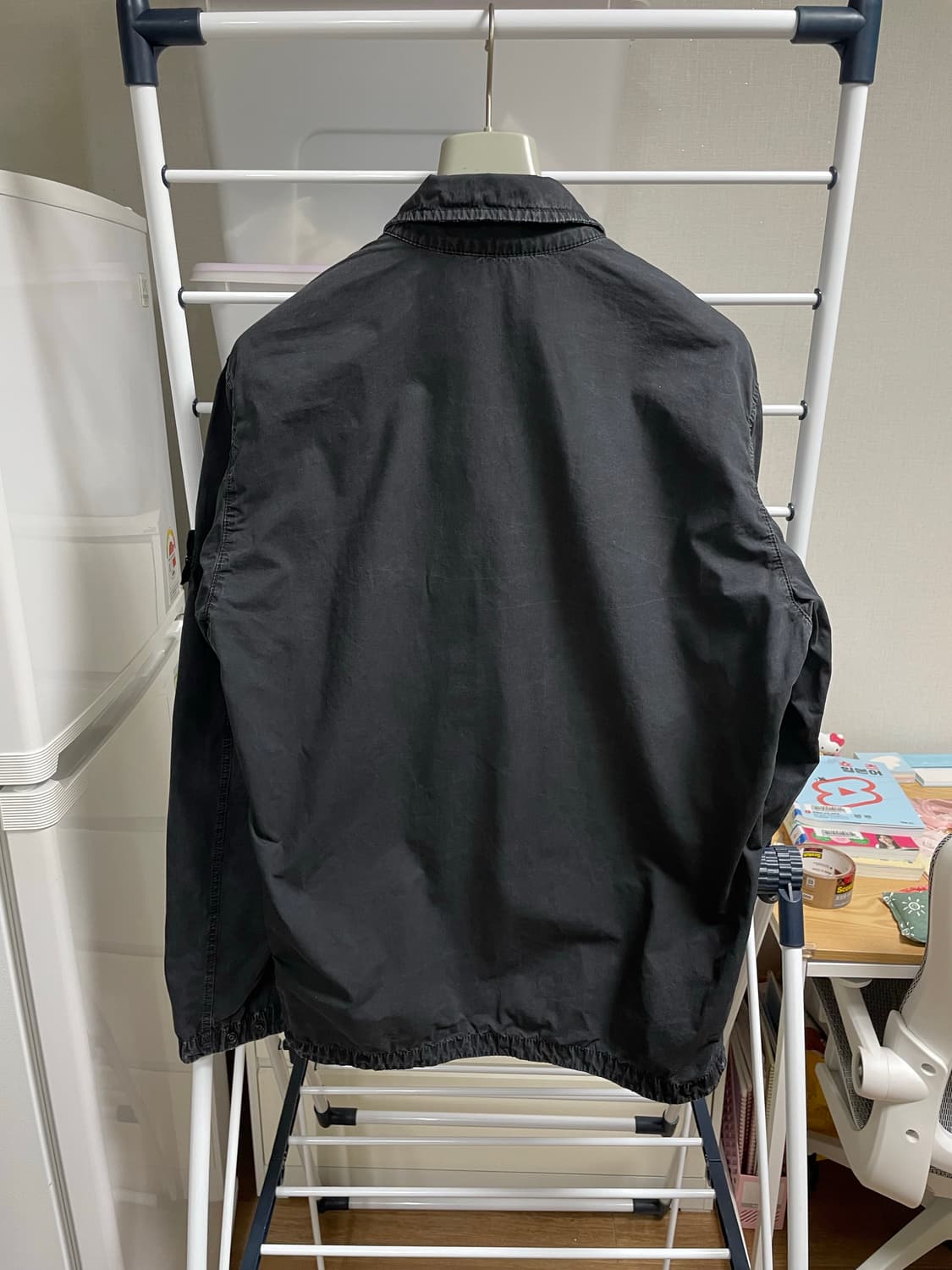 22FW스톤아일랜드 오버셔츠 자켓 100-L 블랙 상품이미지2