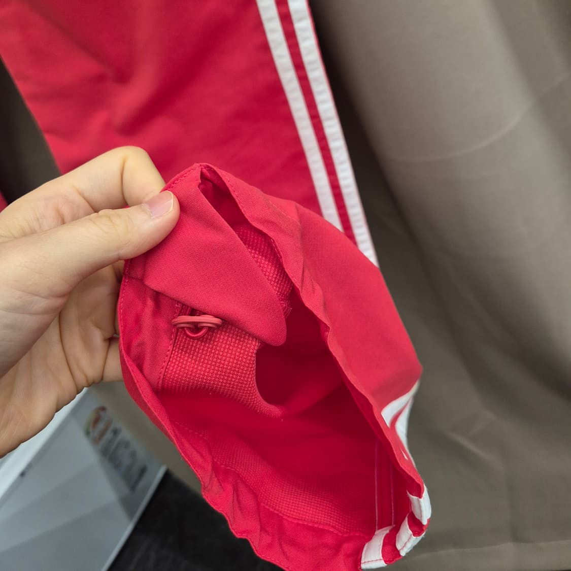 아디다스 삼선 레드 트랙 팬츠 80 상품이미지4