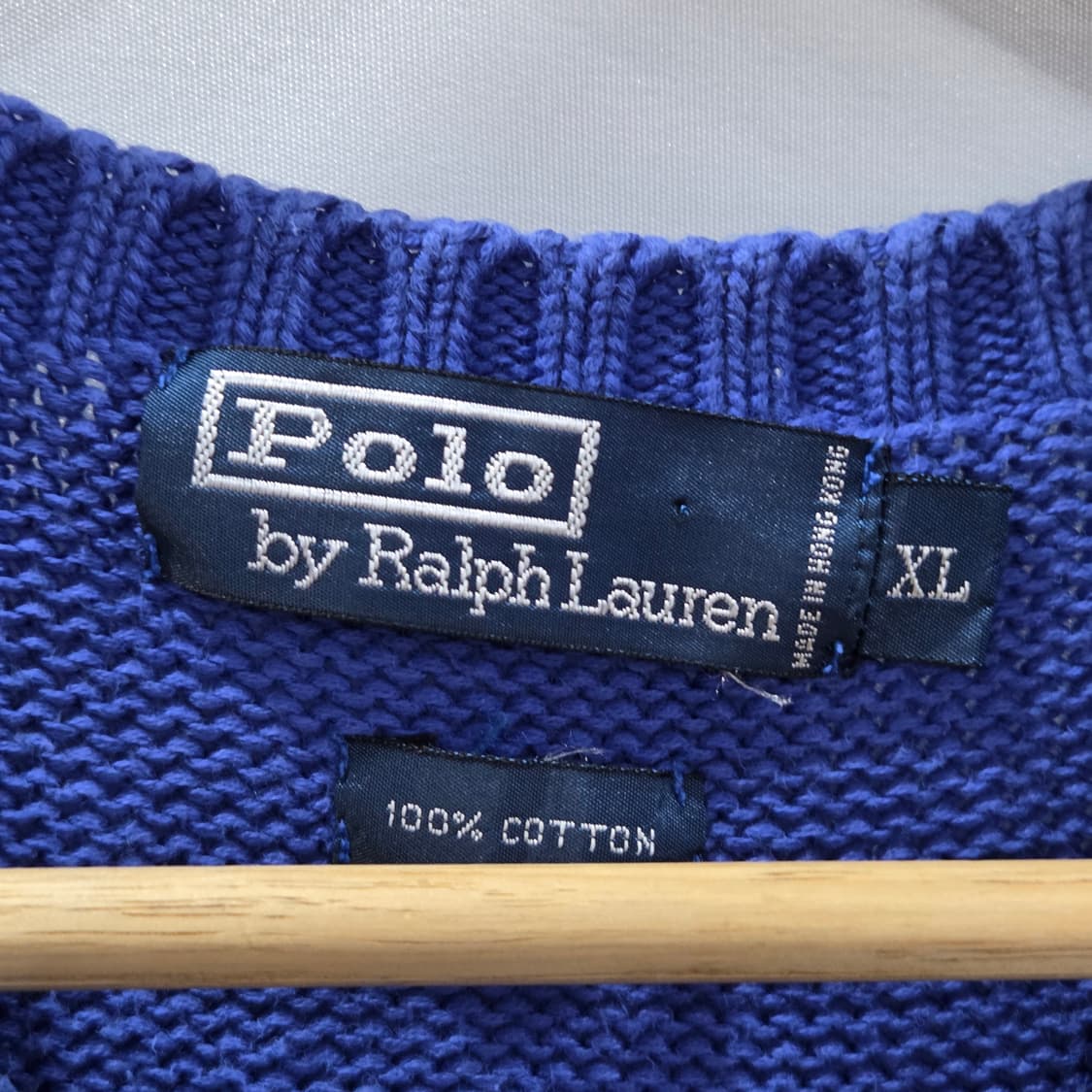 폴로랄프로렌 코튼 니트 베스트 XL 상품이미지3
