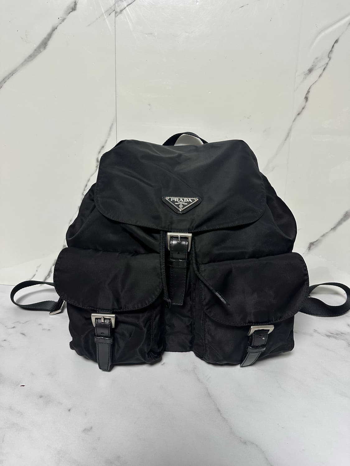 [A 정품] 프라다 투포켓 백팩 미디움 상품이미지2