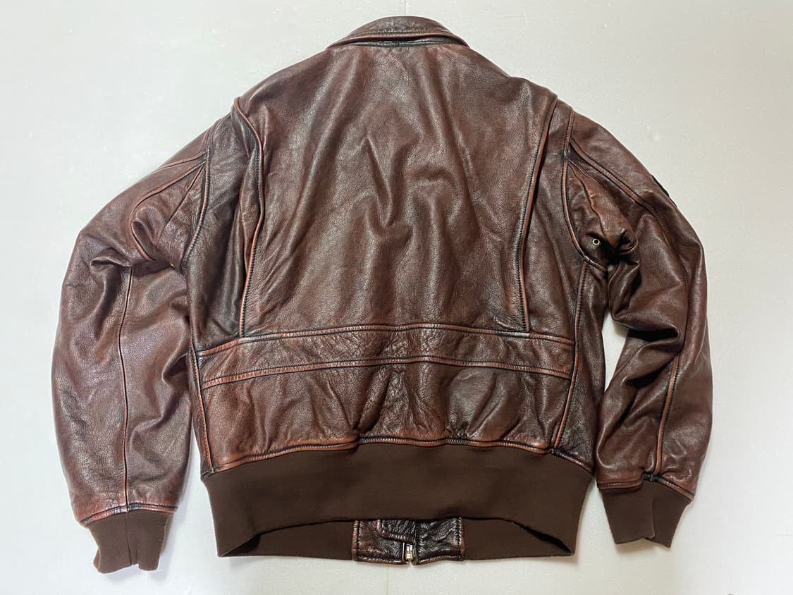 밀리터리가죽자켓 xxL 상품이미지8