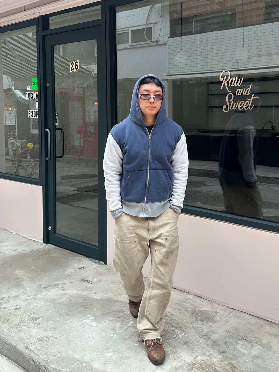 Barns Outfitters color hood zip-up 상품이미지3