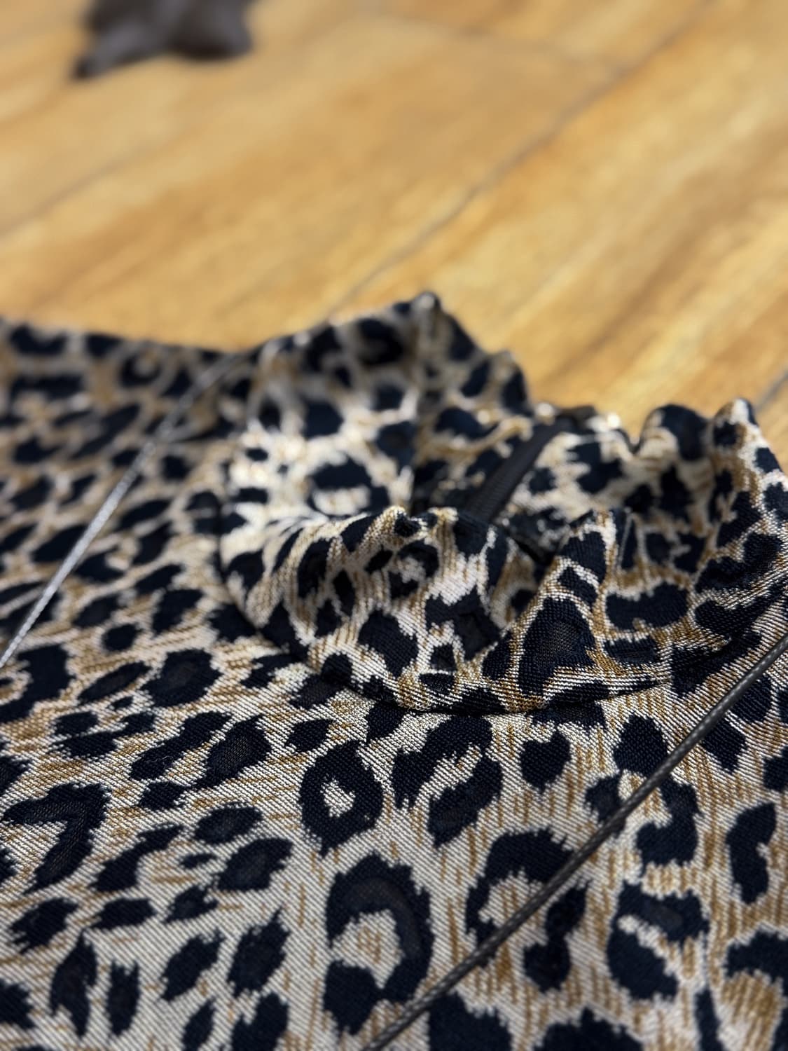 Half-Neck Leopard Blouse 0100 상품이미지4