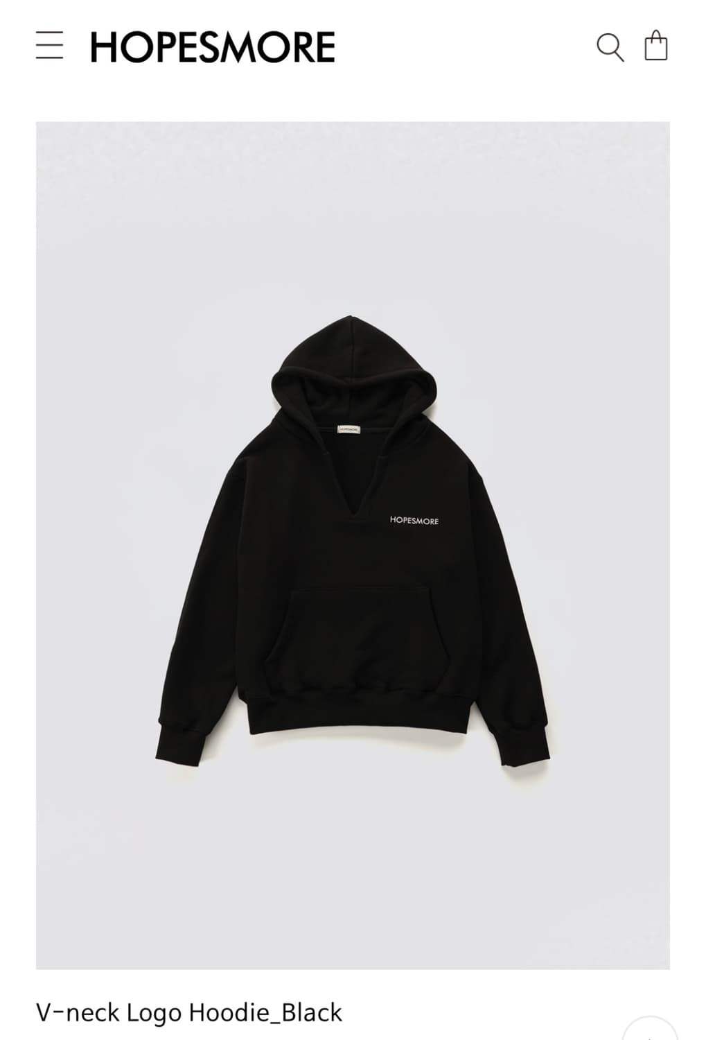 호프스모어 오프숄더 후드티 상품이미지1