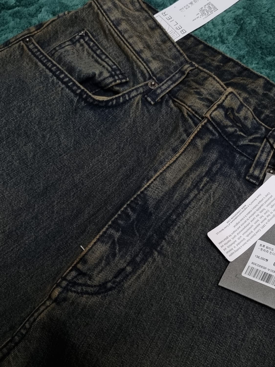 벨리에 트루 와이드 데님 빈티지 인디고(새상품) 상품이미지5