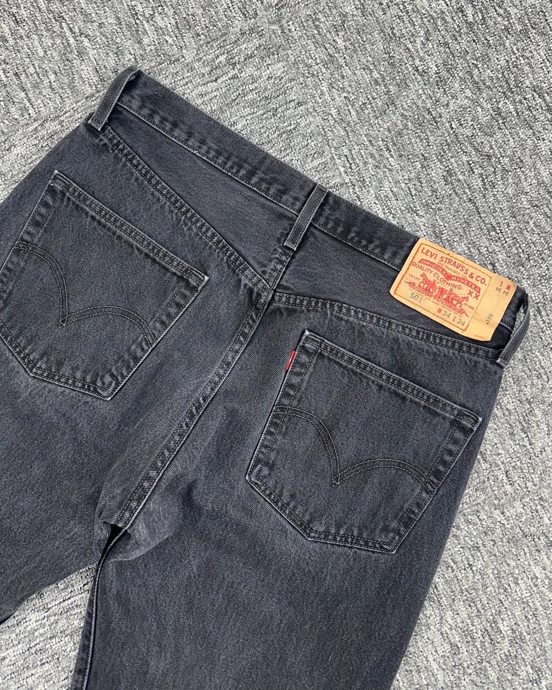 (허단44)00'S 리바이스 501 워싱블랙-M1106 상품이미지1