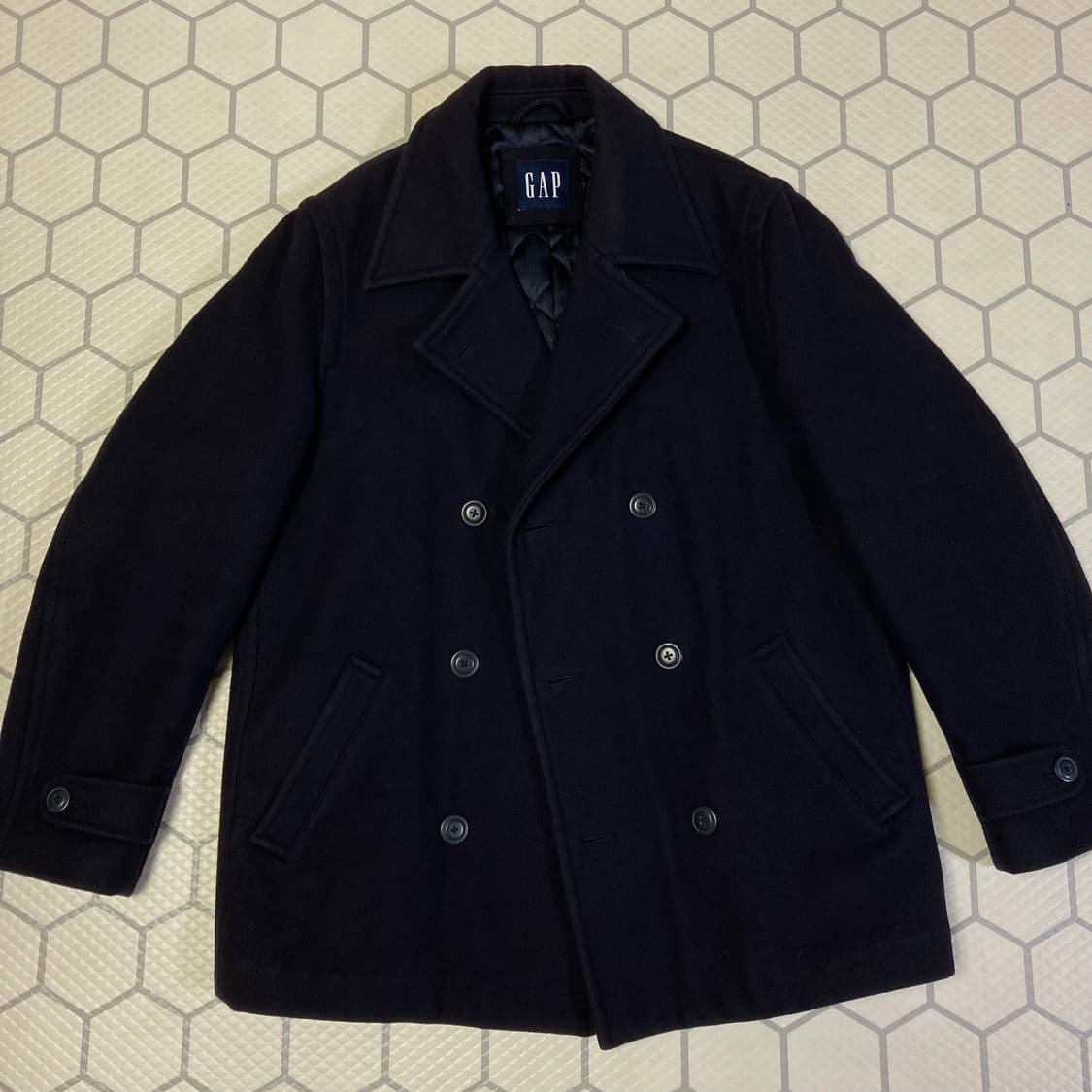 (M) 00s 갭 피코트 네이비 올드갭 상품이미지3