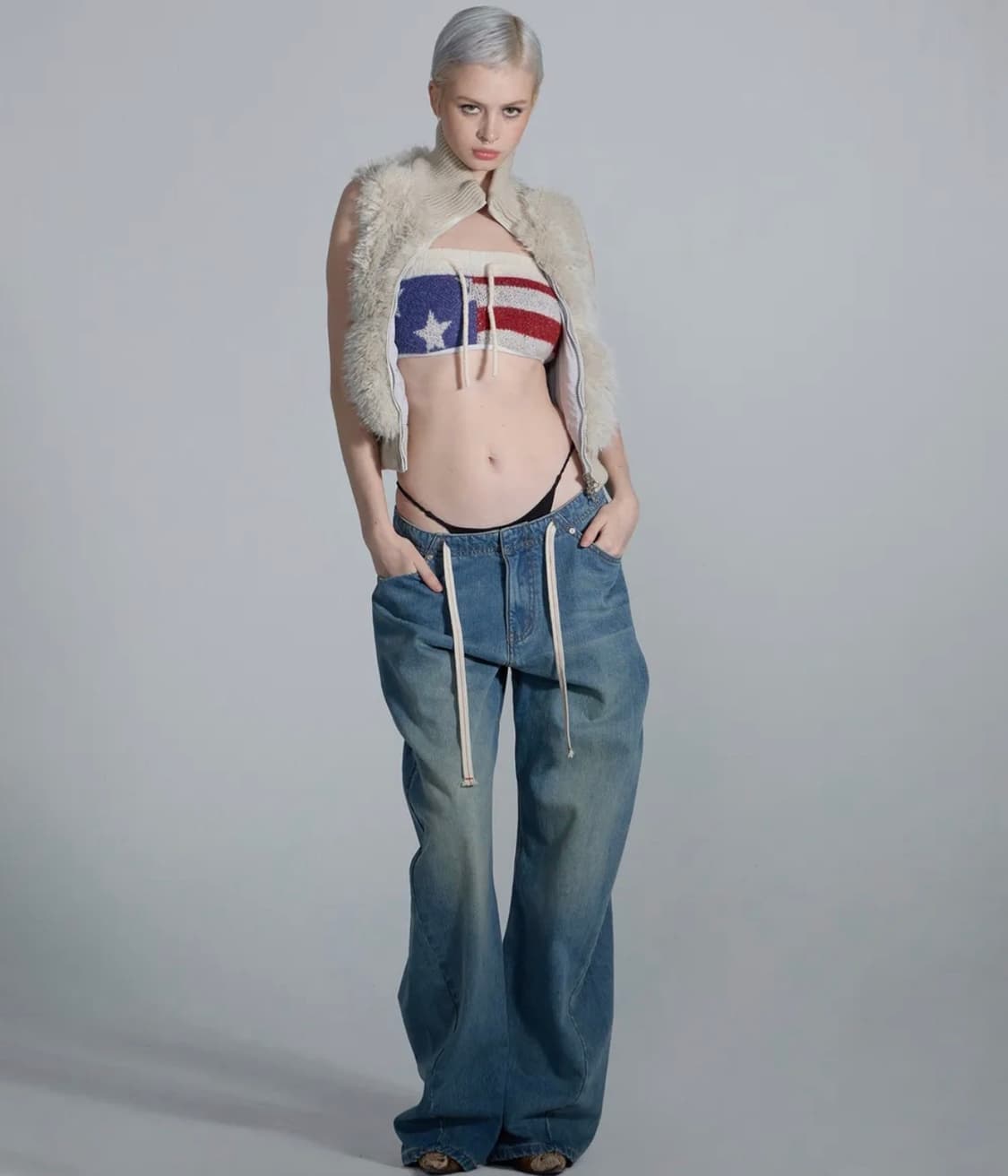 스컬프터 Everyday Lowrise Denim Light Blue 상품이미지1