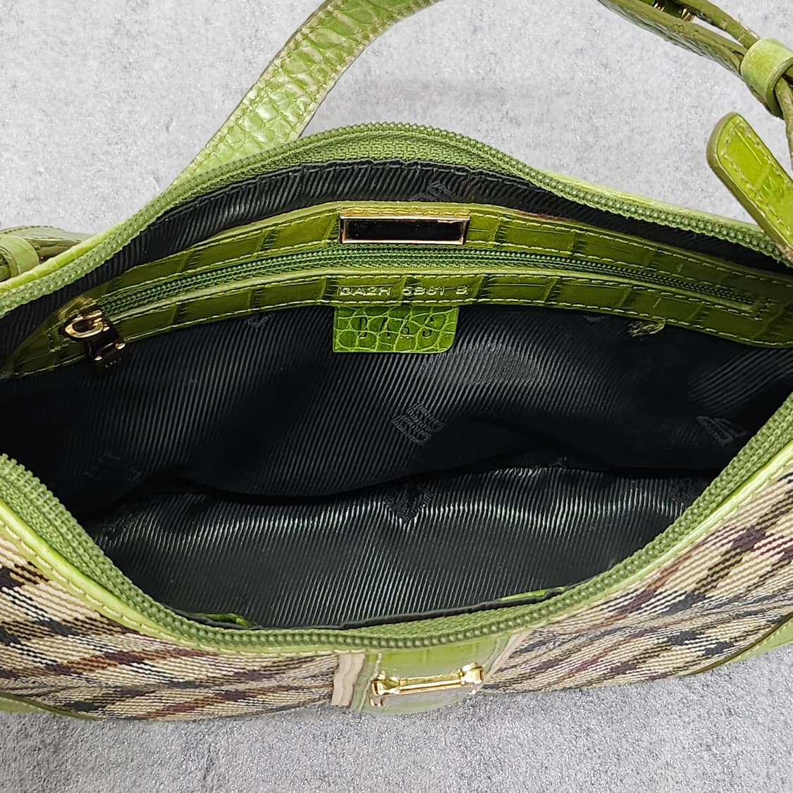 닥스 소형 숄더백 그린 25x15x6cm 상품이미지7