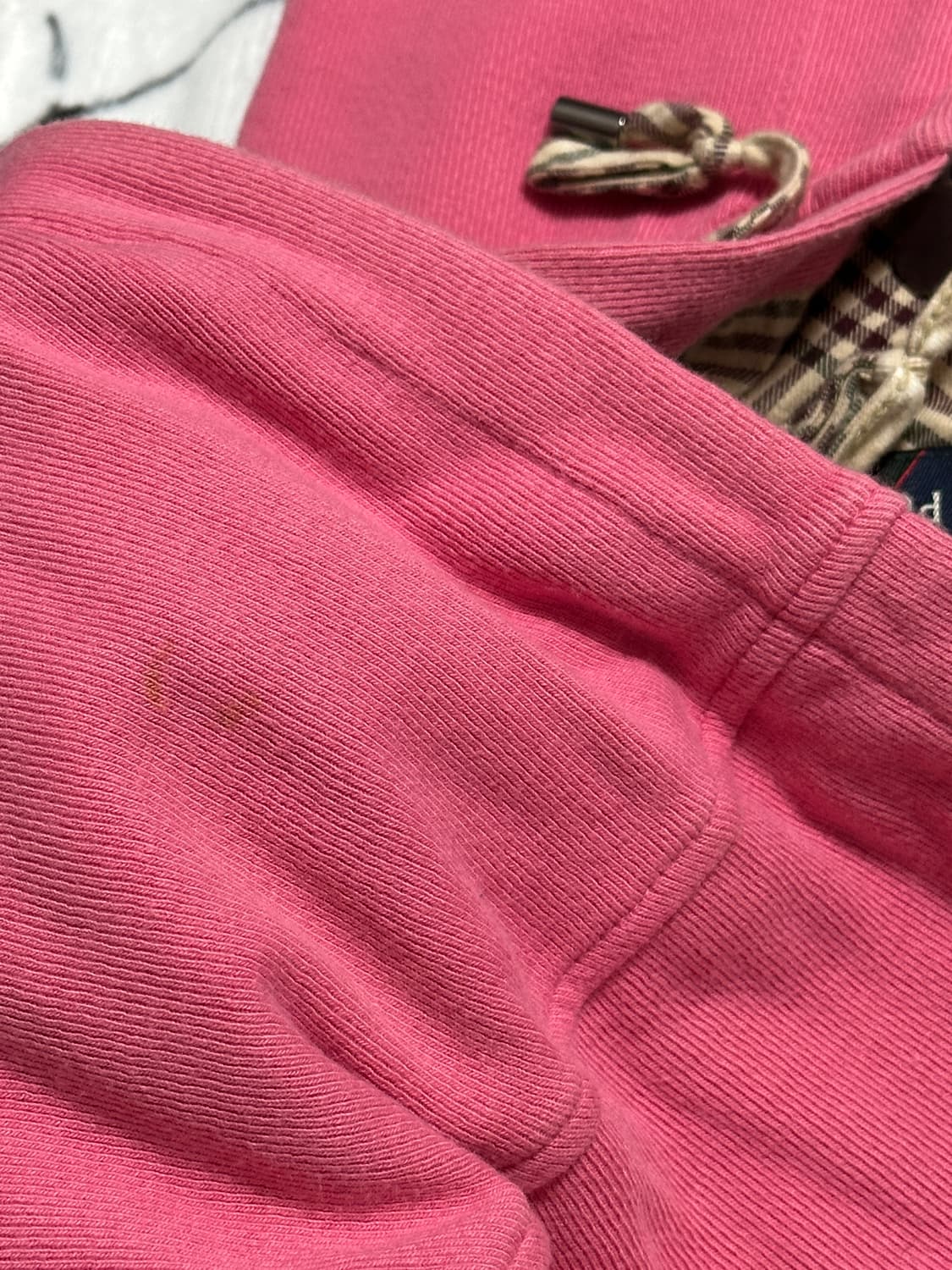 빈폴 핑크 노바체크 후드집업 상품이미지5