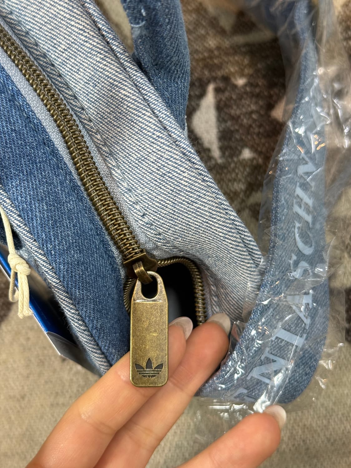아디다스 x 크세니아 미니 볼링 백 데님 새상품 상품이미지9