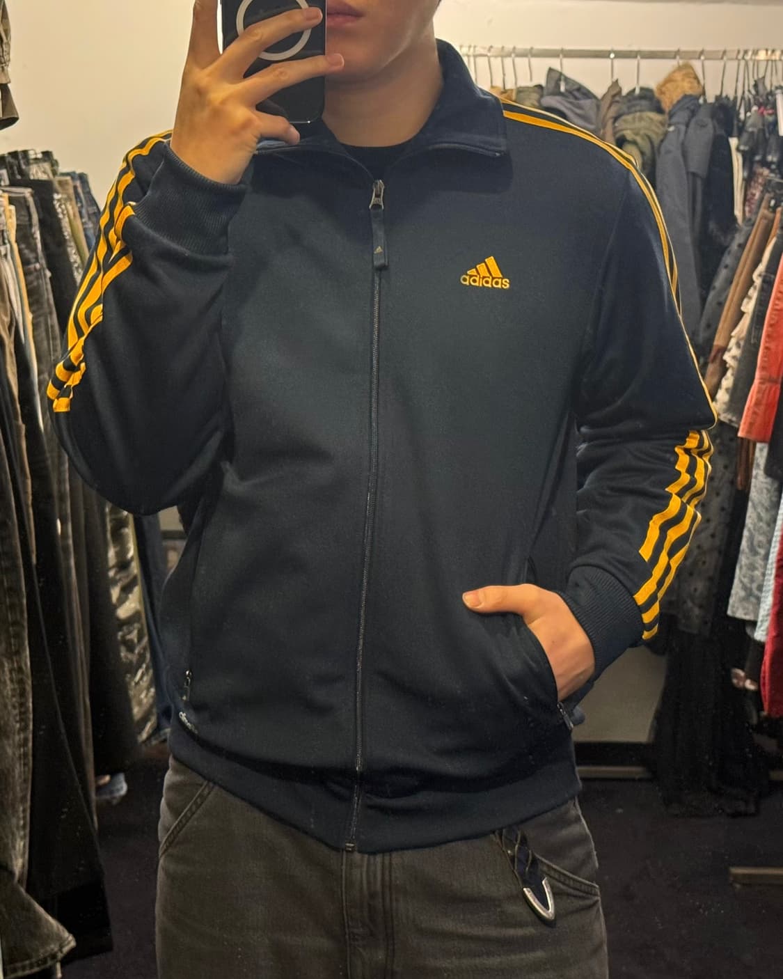 아디다스 클라이마라이트 져지 저지 트랙탑 올드스쿨 100 L 집업 삼선 상품이미지2