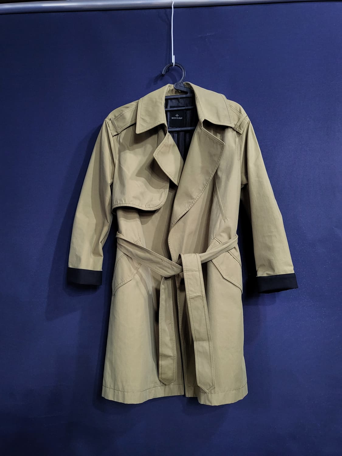 나이스클랍 트렌치 벨티드 자켓 상품이미지2