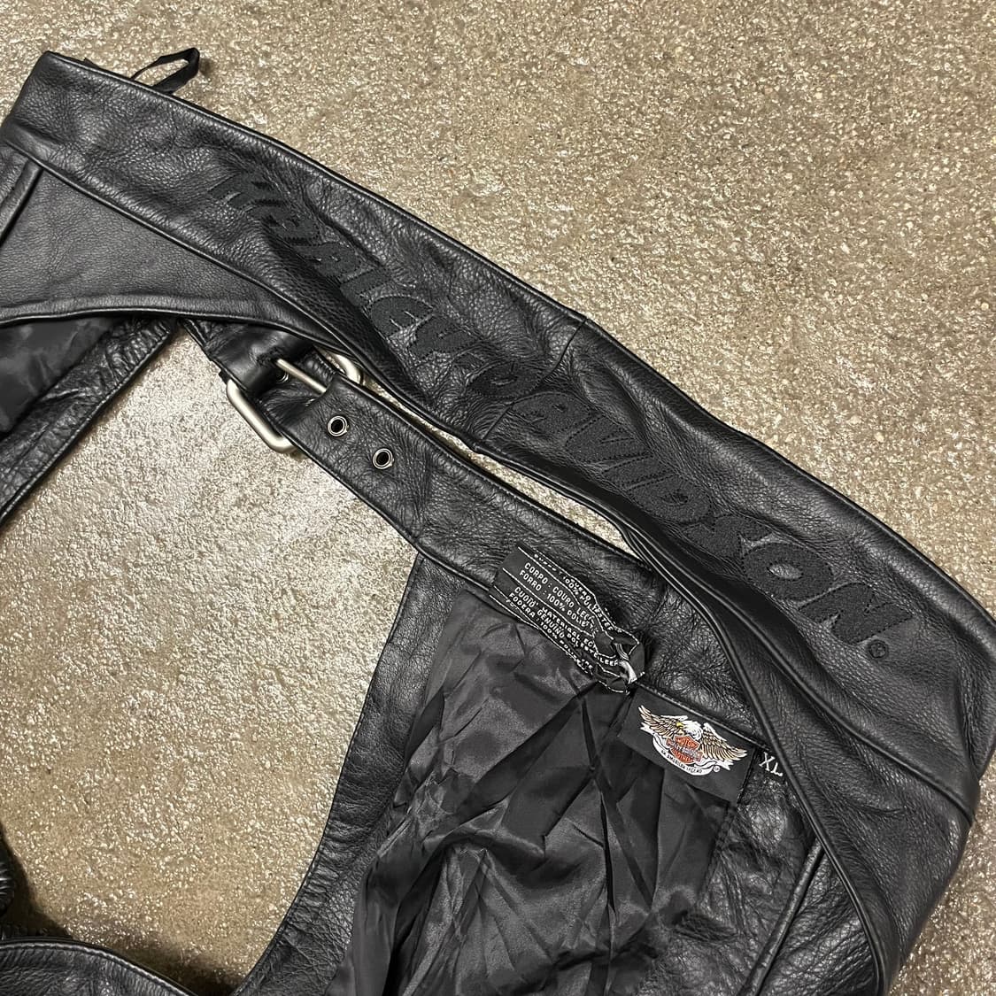 할리데이비슨 가죽 챕스 (XL) 상품이미지7