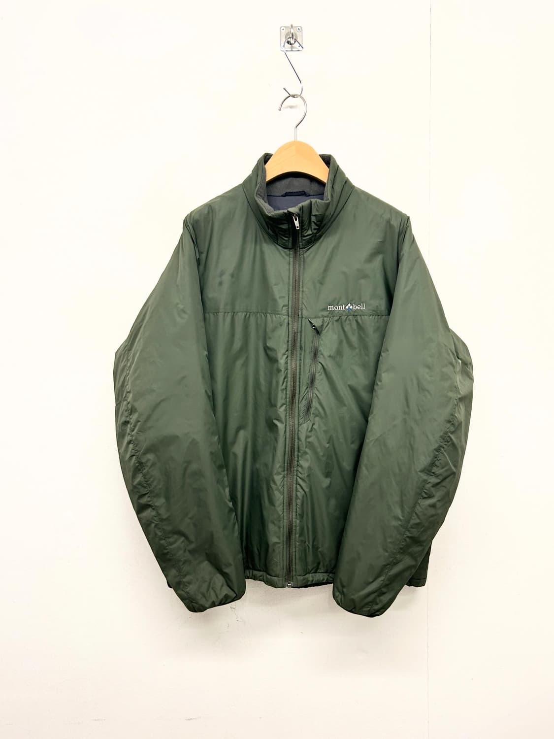 JPN 몽벨 경량 패딩 자켓 그린 상품이미지1