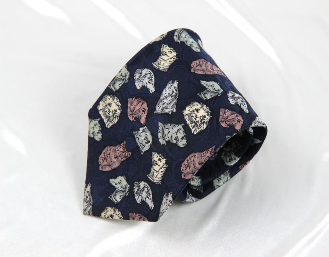 까르뱅 9.3cm A-등급 남자 명품 넥타이 상품이미지1