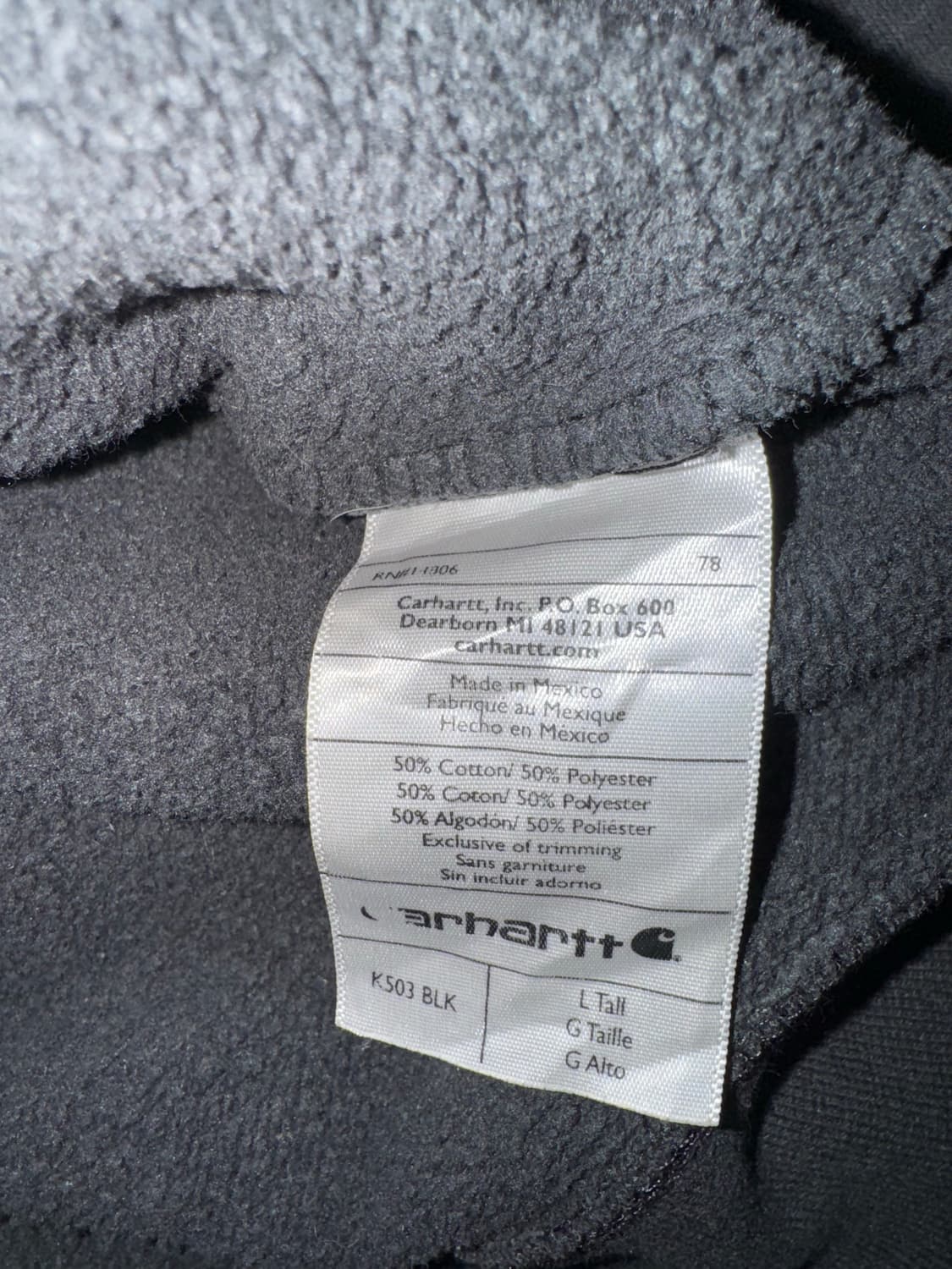 Vintage Carhartt Half-Zip Sweatshirt 상품이미지7