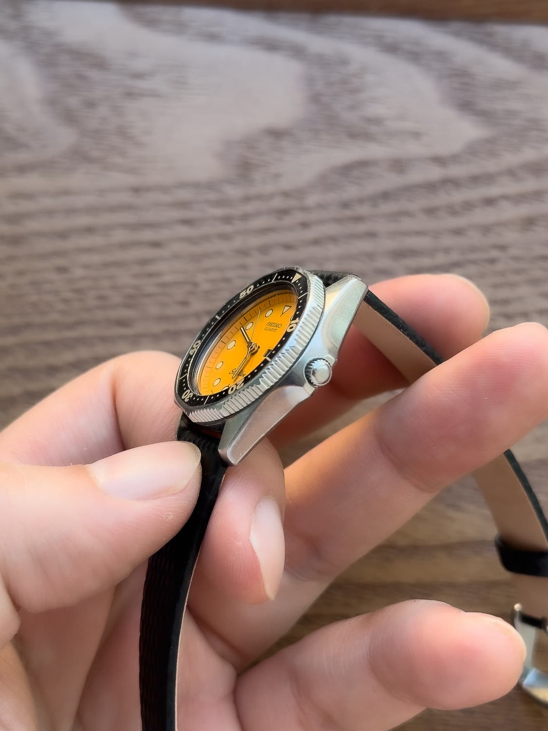[희귀] 세이코 실버웨이브 오렌지 다이버 - 80s 빈티지 쿼츠 (2A2 상품이미지3
