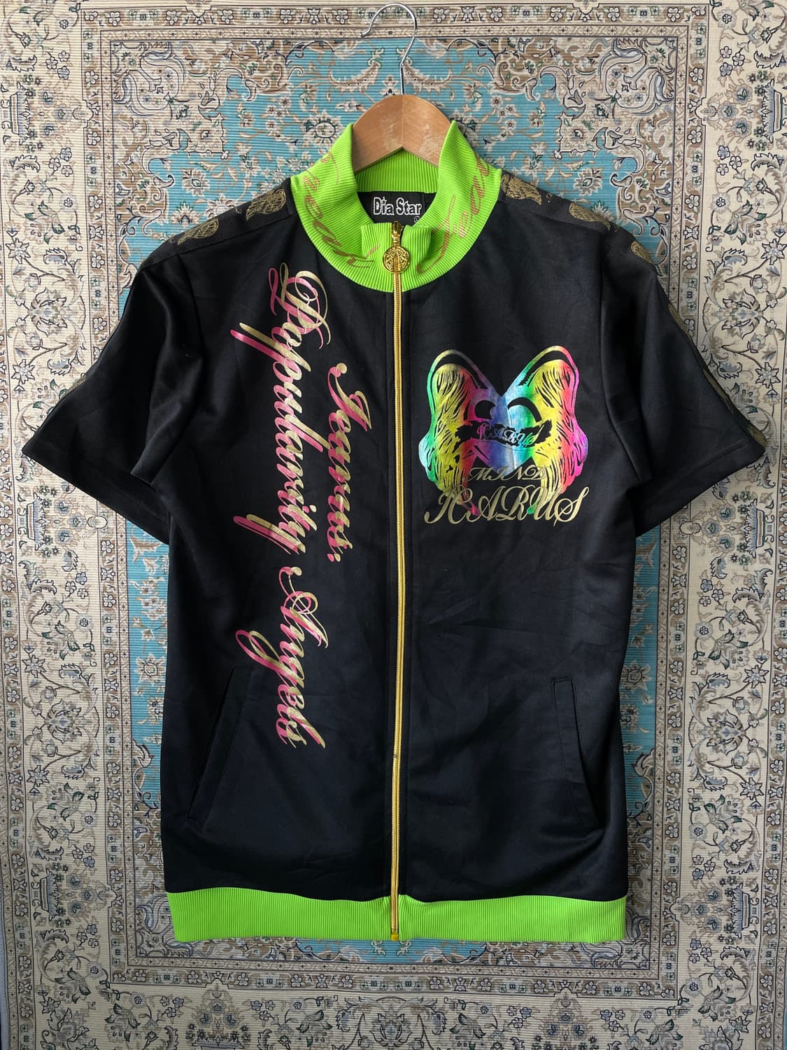 JPN DIA Star Wings Print Y2K zip up1669 상품이미지1