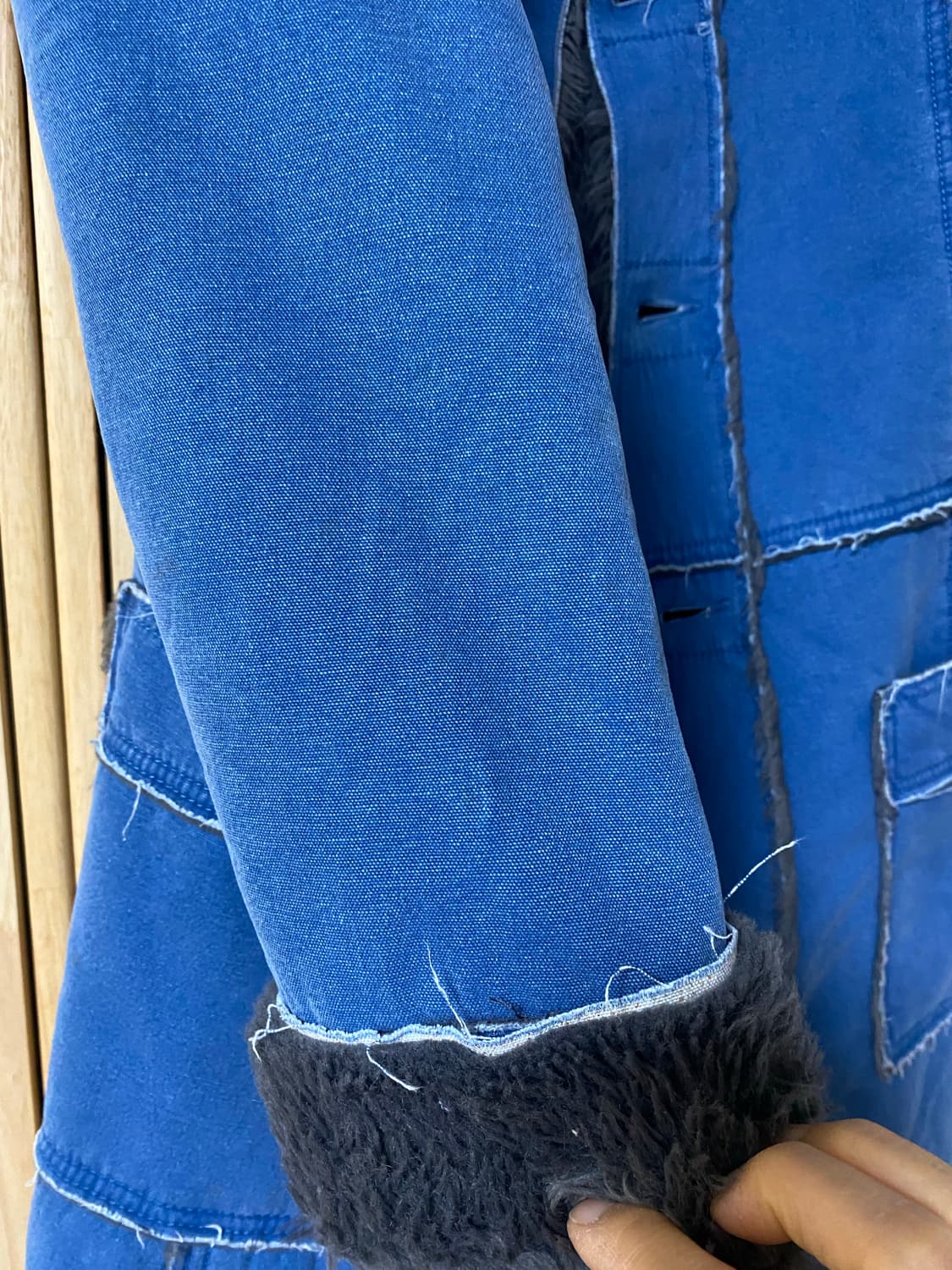 Diesel 그레이퍼 블루 롱코트 상품이미지10