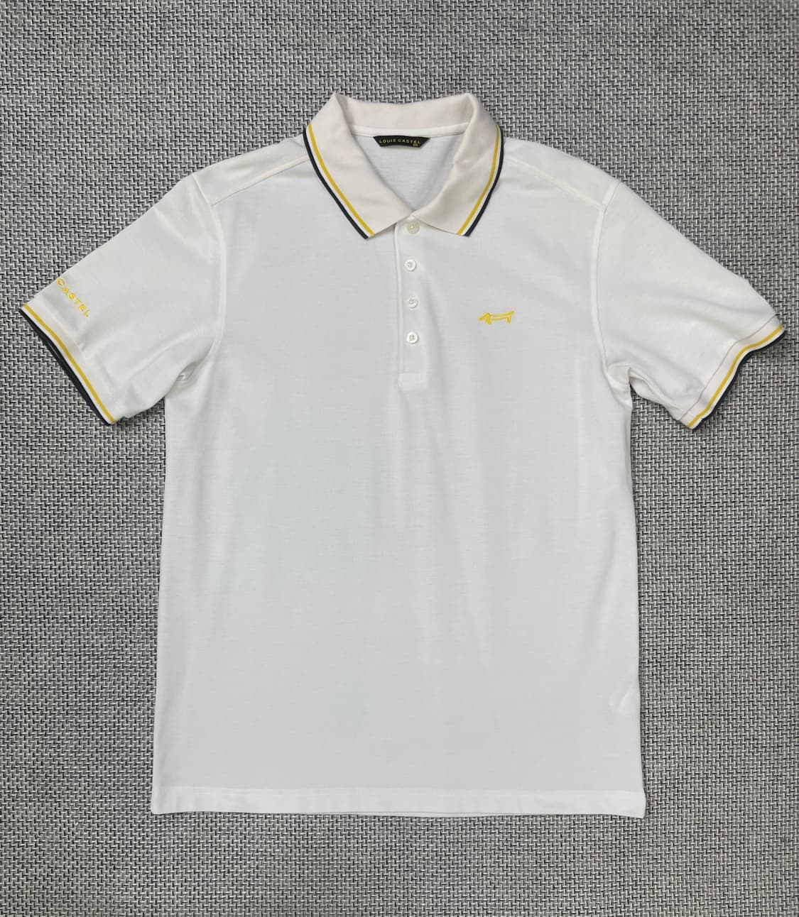 루이까스텔 화이트 반팔 카라티 100 상품이미지1