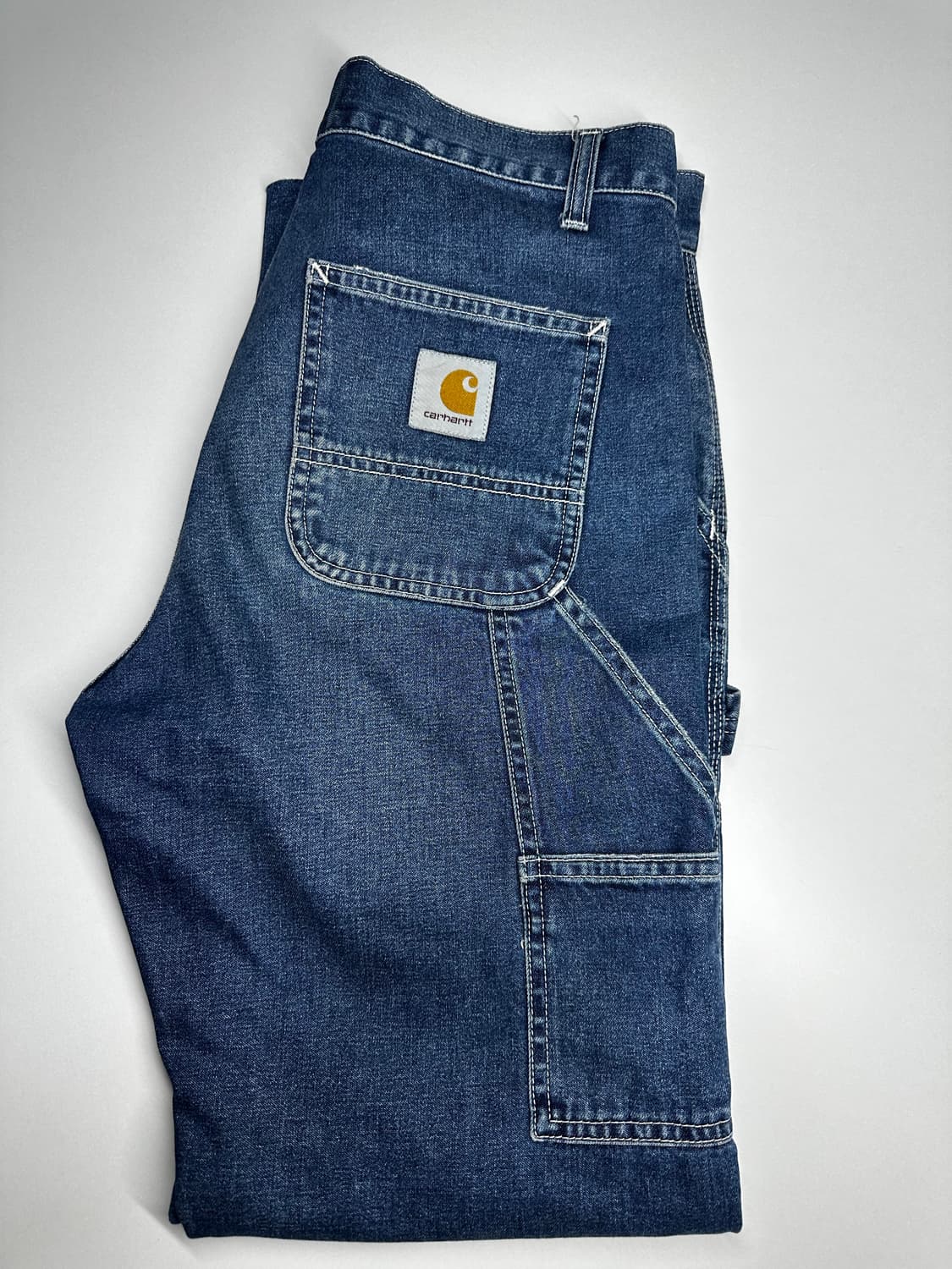 칼하트 데님 싱글 니 작업 바지 상품이미지2