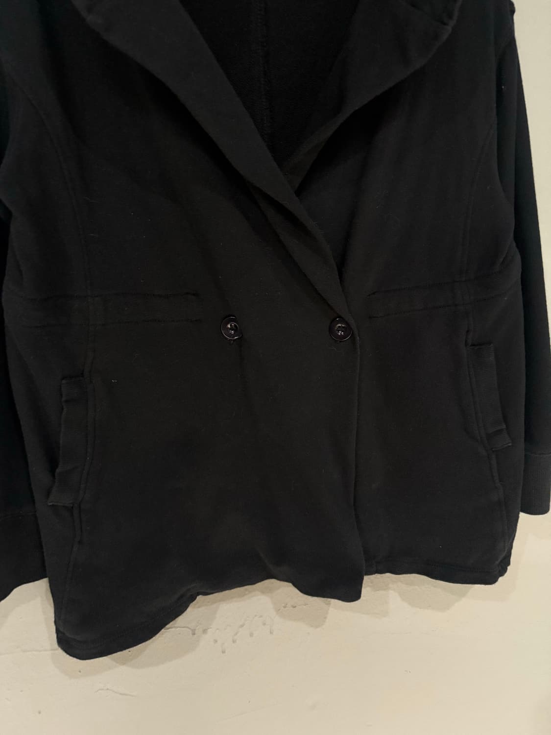 big hood double button cardigan 상품이미지5