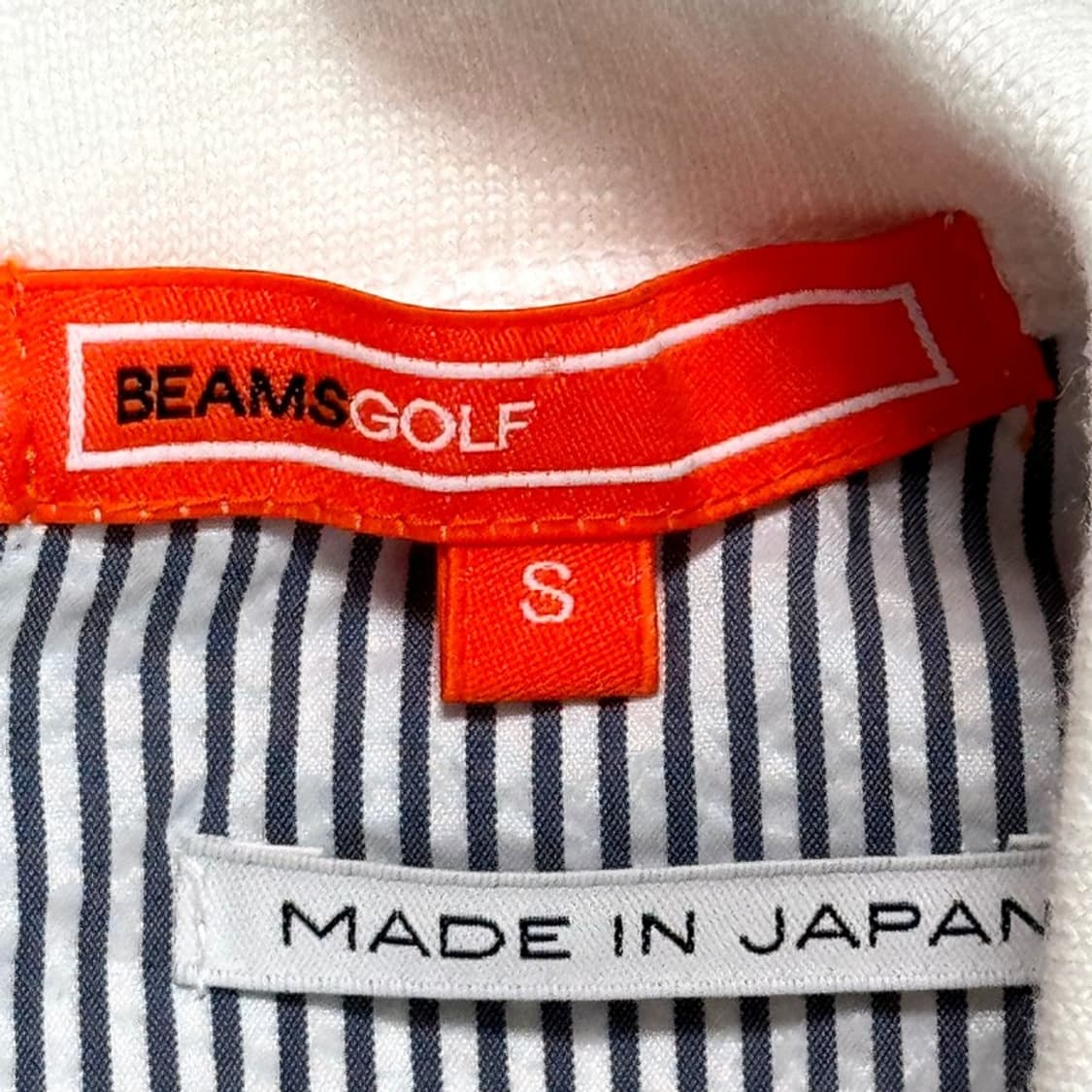 BEAMS GOLF 스트라이프 반팔 카라티 상품이미지4