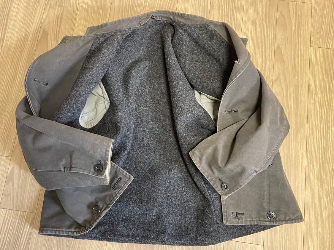 30s swedish navy double breasted jacket 상품이미지6