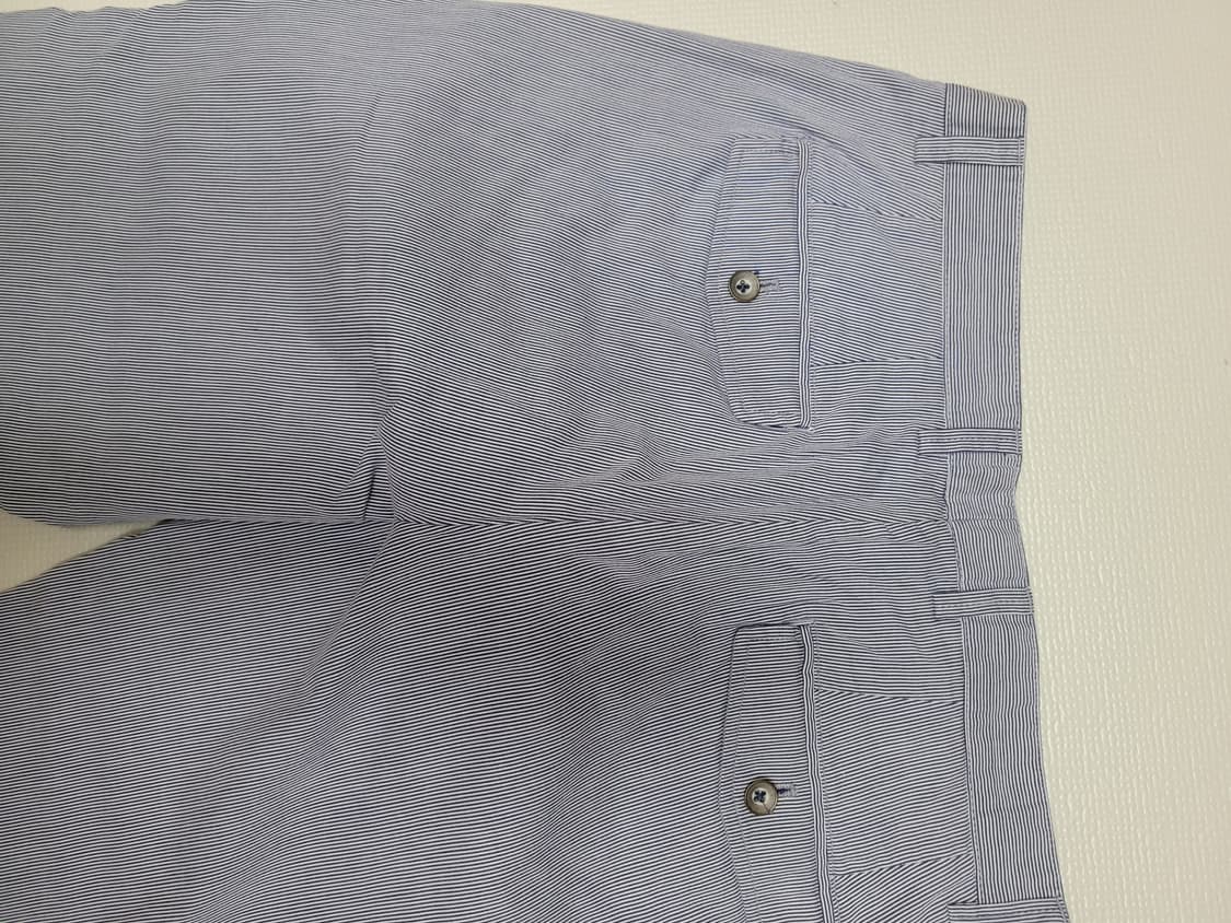 캘번 KELBURN 남자 롤업 스트라이프 면바지 82 스카이블루 상품이미지10