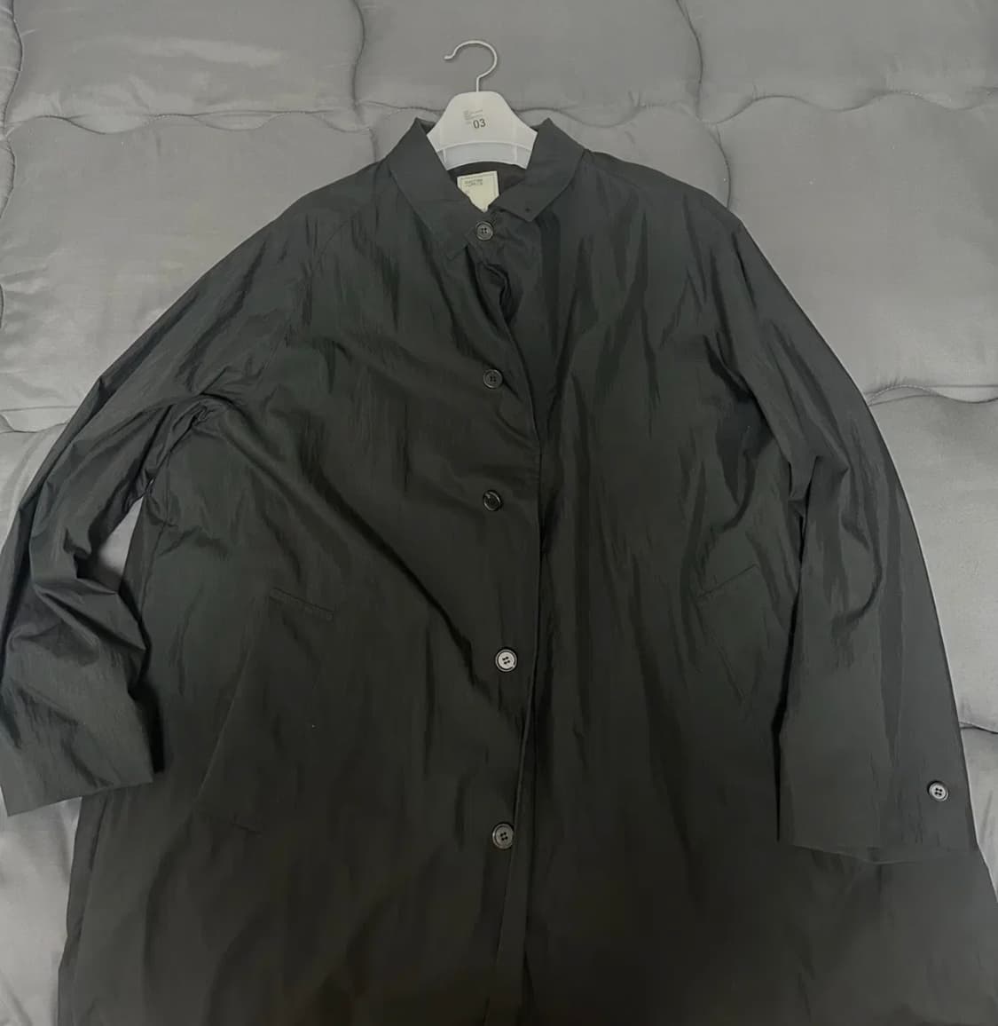 Vast Balmacaan Coat (Almost Black) 상품이미지2