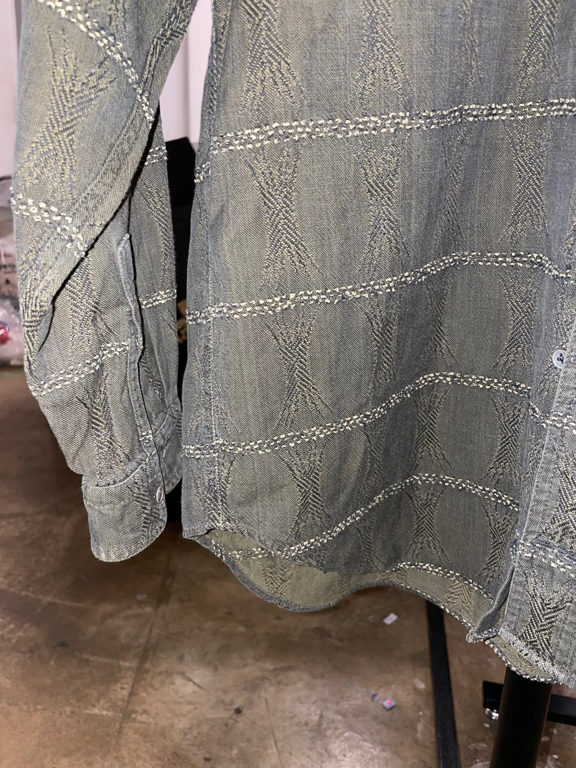 이세미미야케 빈티지 셔츠 s 상품이미지3