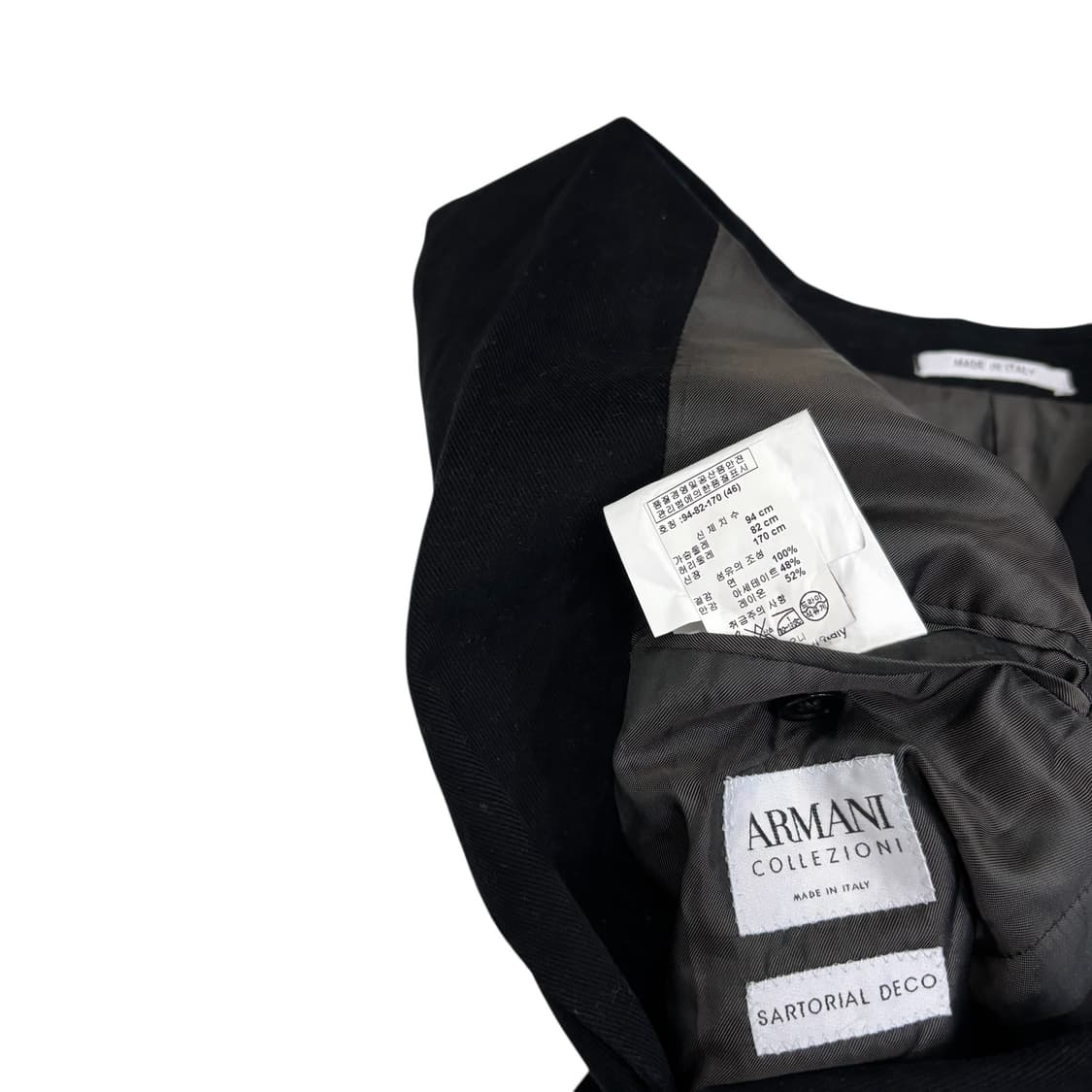 아르미니 꼴레지오니 블랙 자켓 상품이미지4