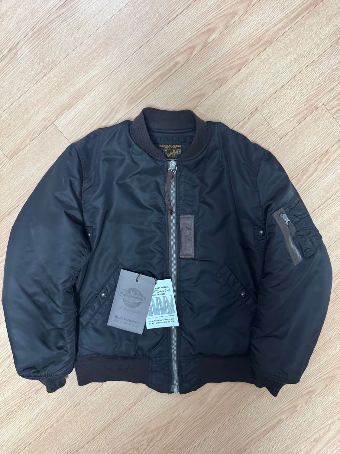 버즈릭슨 ma-1 ma1 윌리엄깁슨(착샷 첨부) 상품이미지1