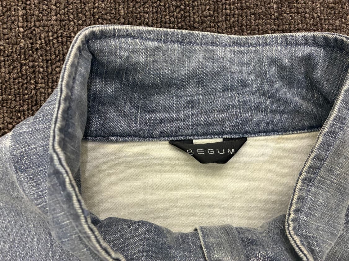 M)Japanese vintage 여성 메탈릭 데님자켓 상품이미지8