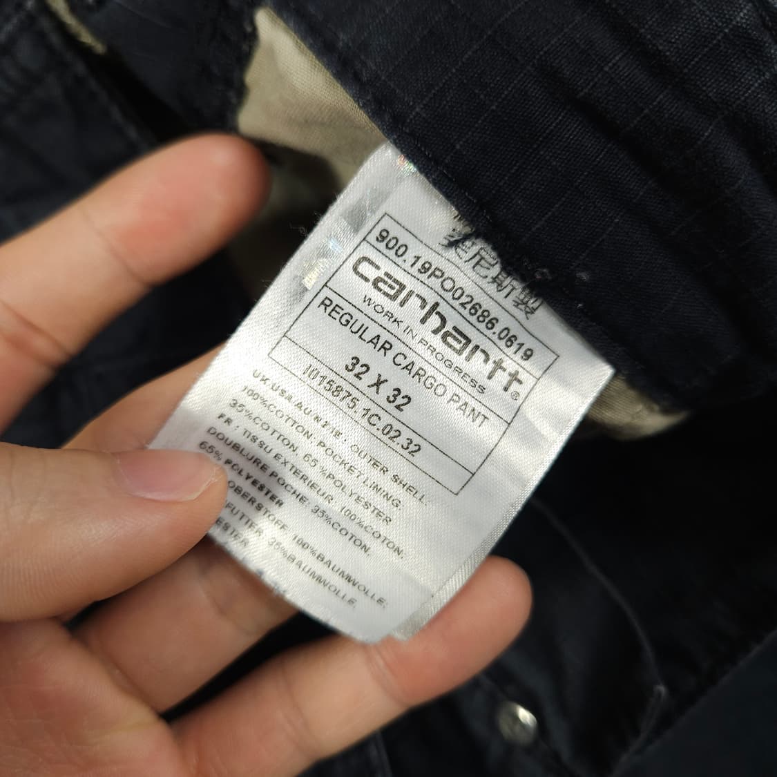 칼하트 WIP 레귤러 카고팬츠  상품이미지6