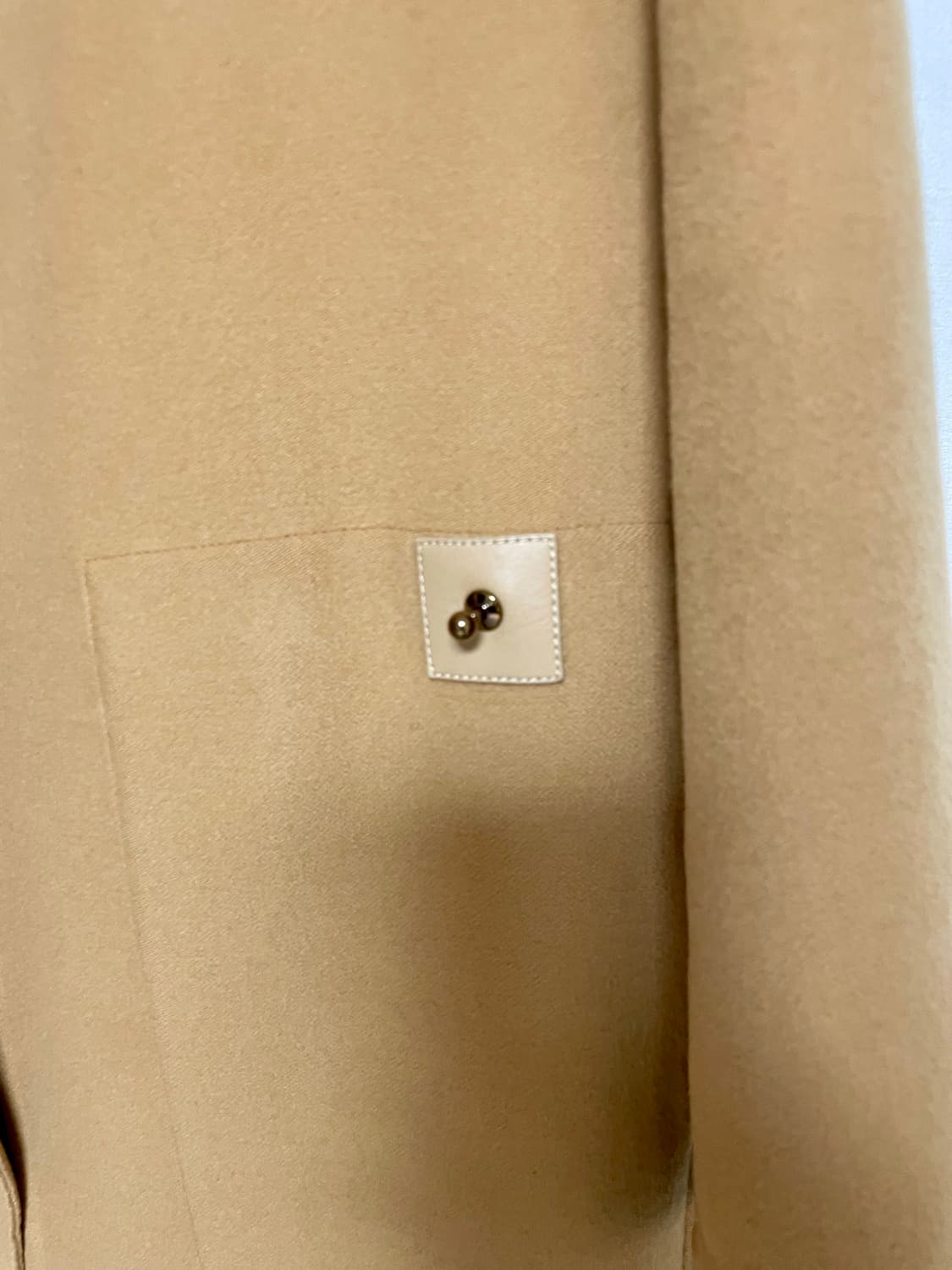 에르메스 캐시미어 코트 카멜 38 정품 상품이미지6
