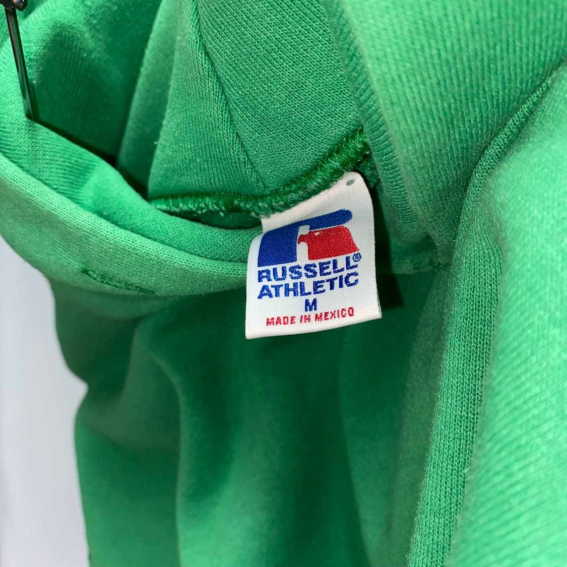 90년대 미제 러셀 에슬레틱 후디 그린 상품이미지3