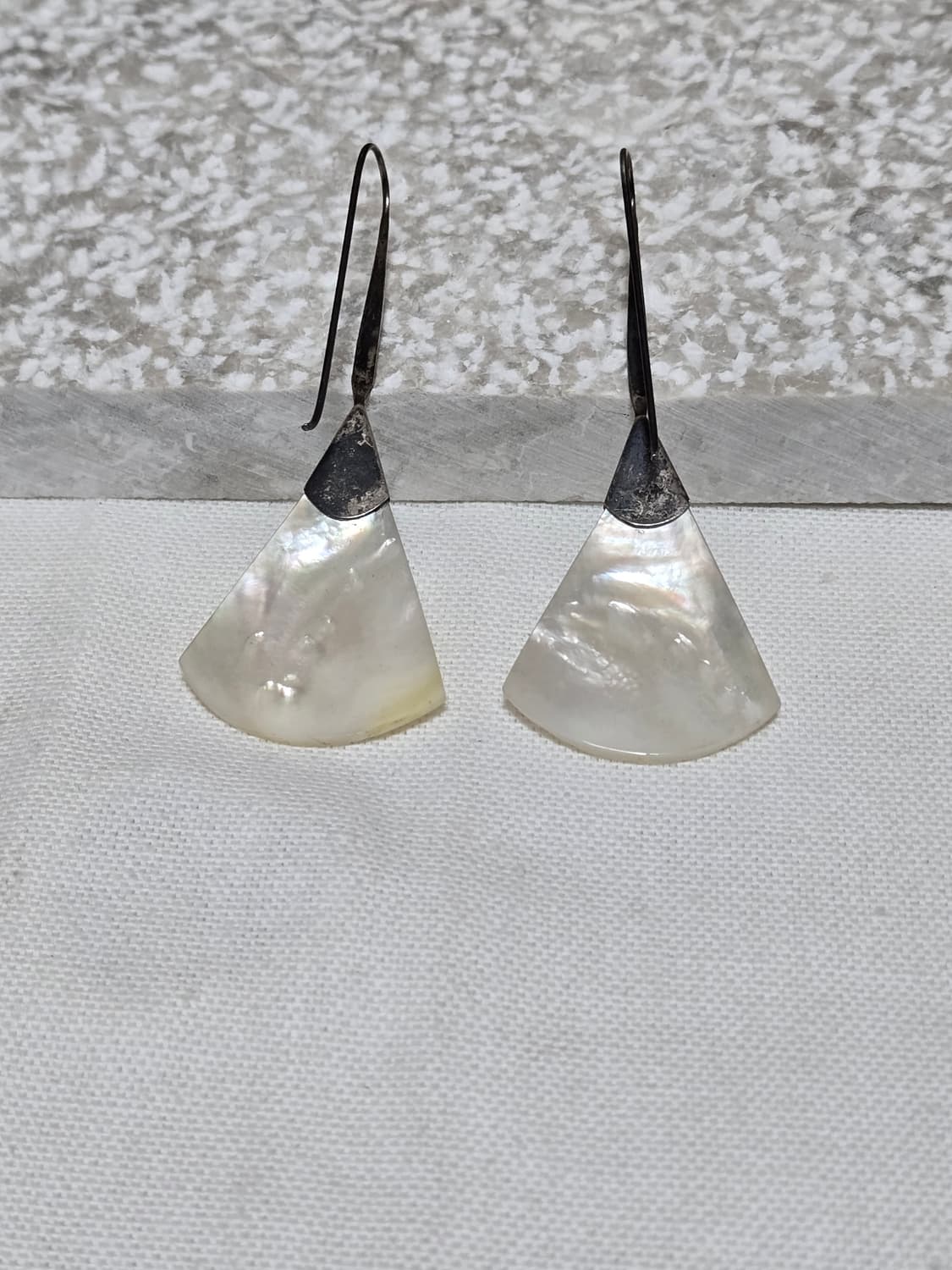 남미 엔틱 조개 실버귀걸이 상품이미지2