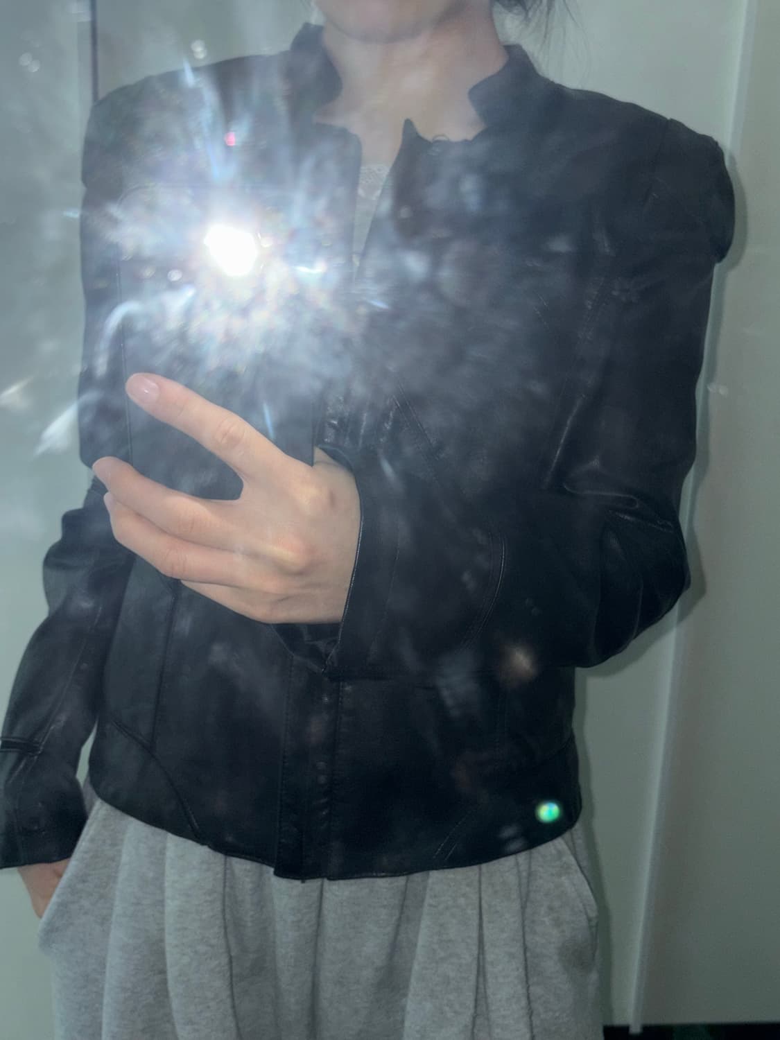 vintage leather jacket 상품이미지1