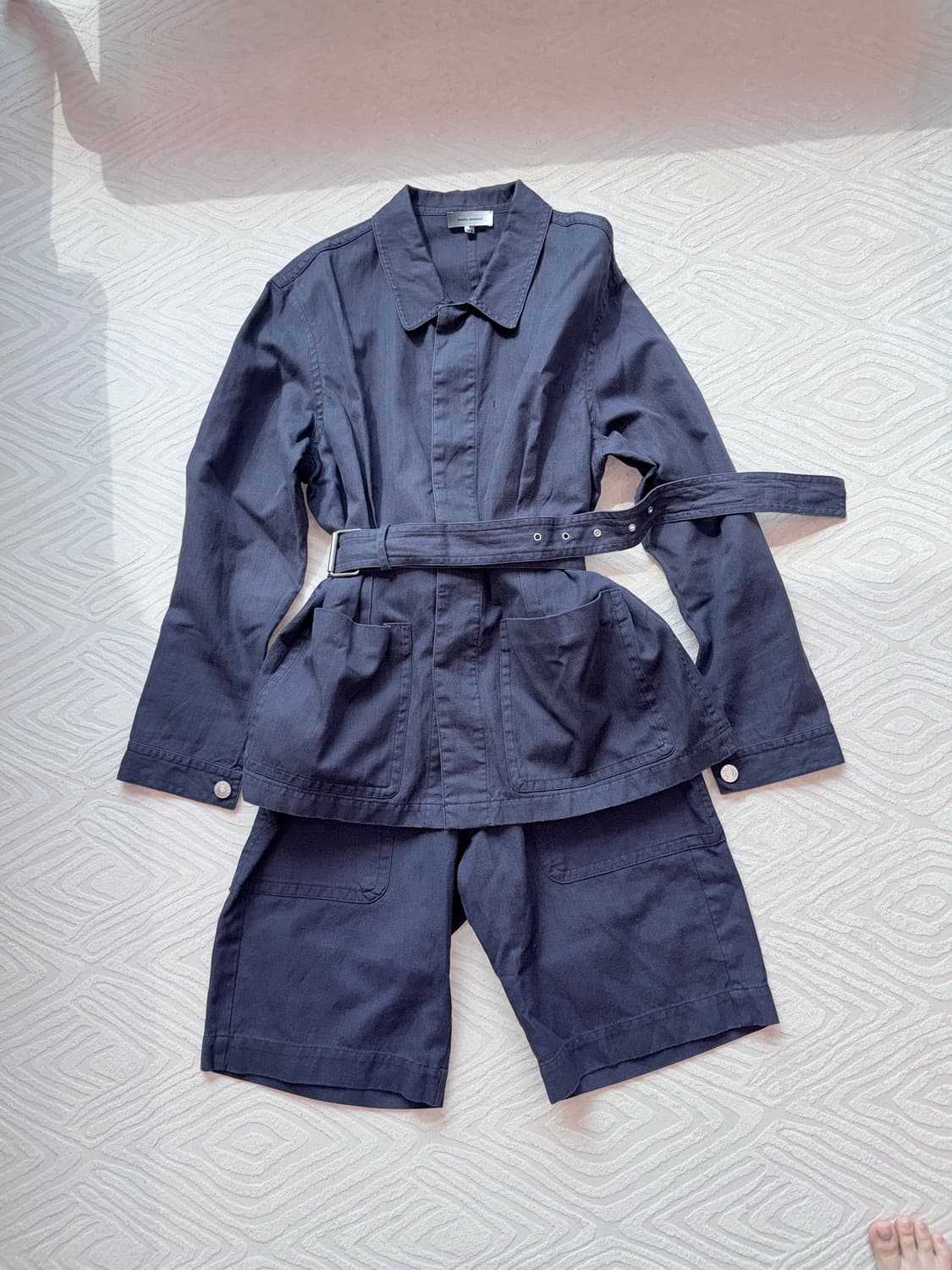 이자벨마랑 벨티드 상하의 셋업 (하의 새제품) 상품이미지1